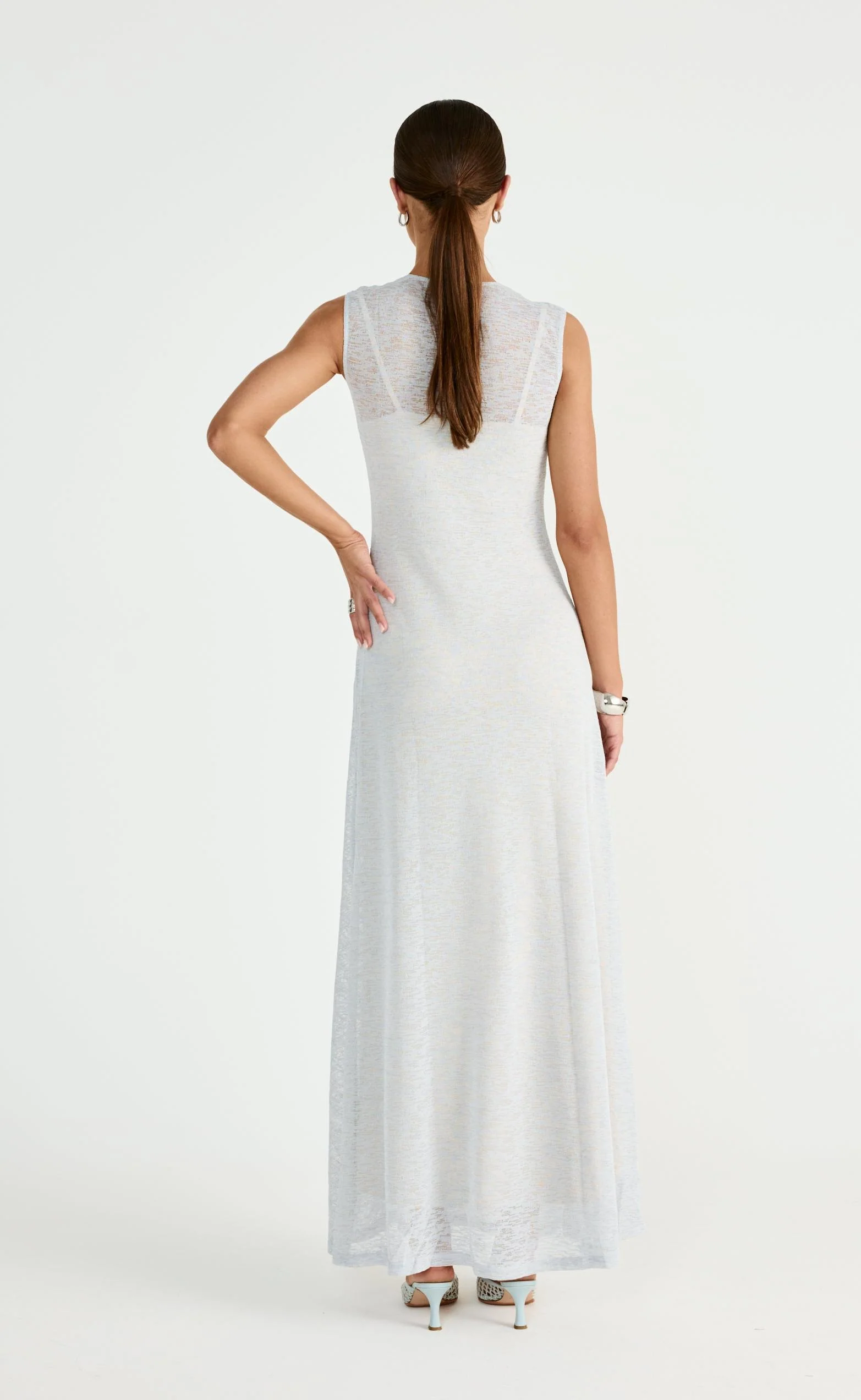 Camdyn Maxi Dress (Stone Blue) - Image 3