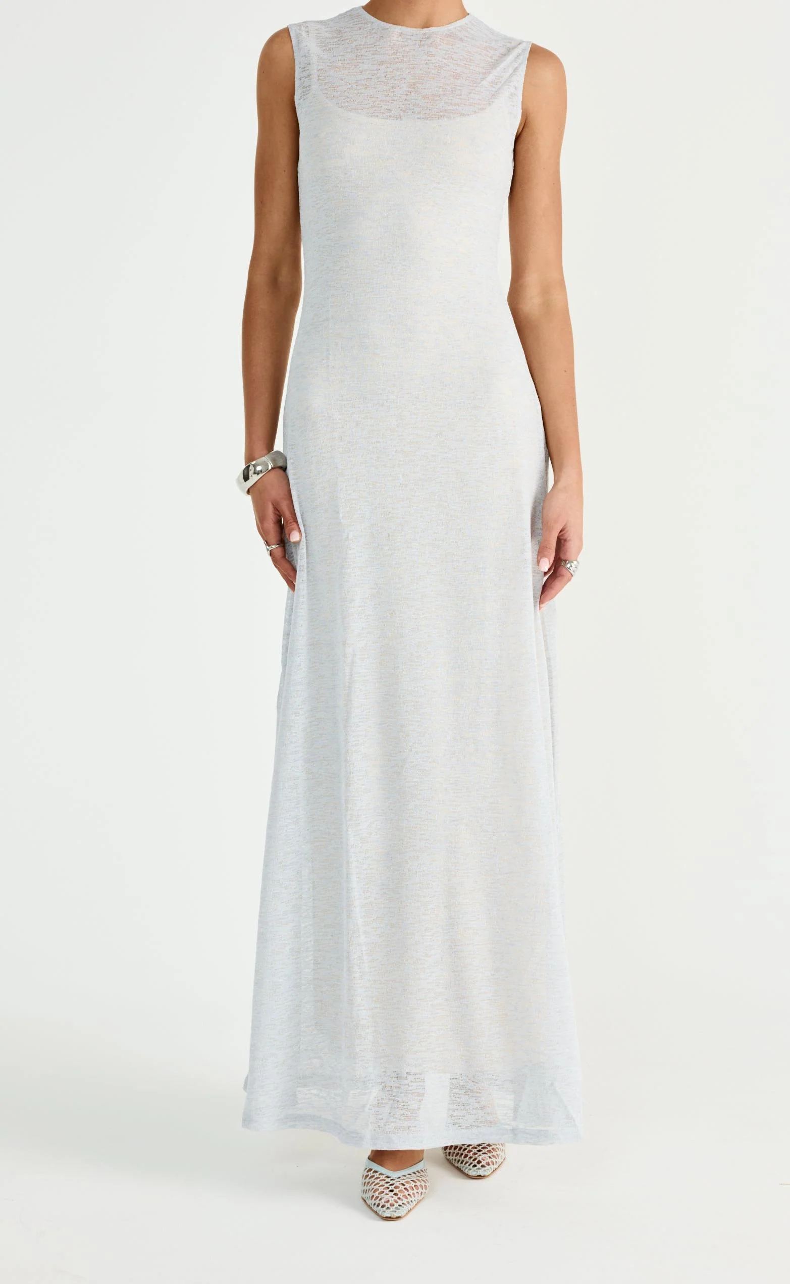 Camdyn Maxi Dress (Stone Blue) - Image 5