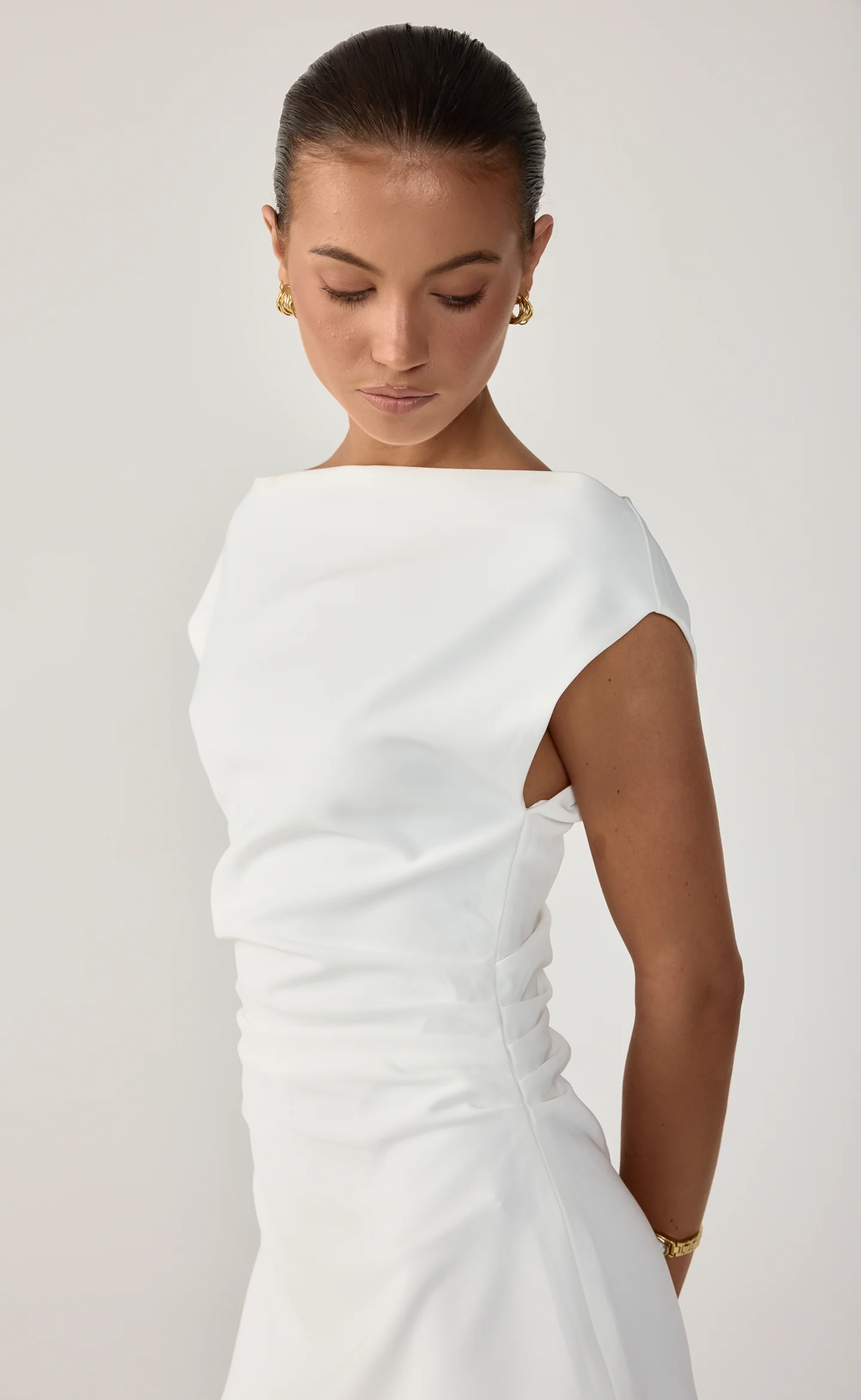 Canyon Mini Dress (White) - Image 7