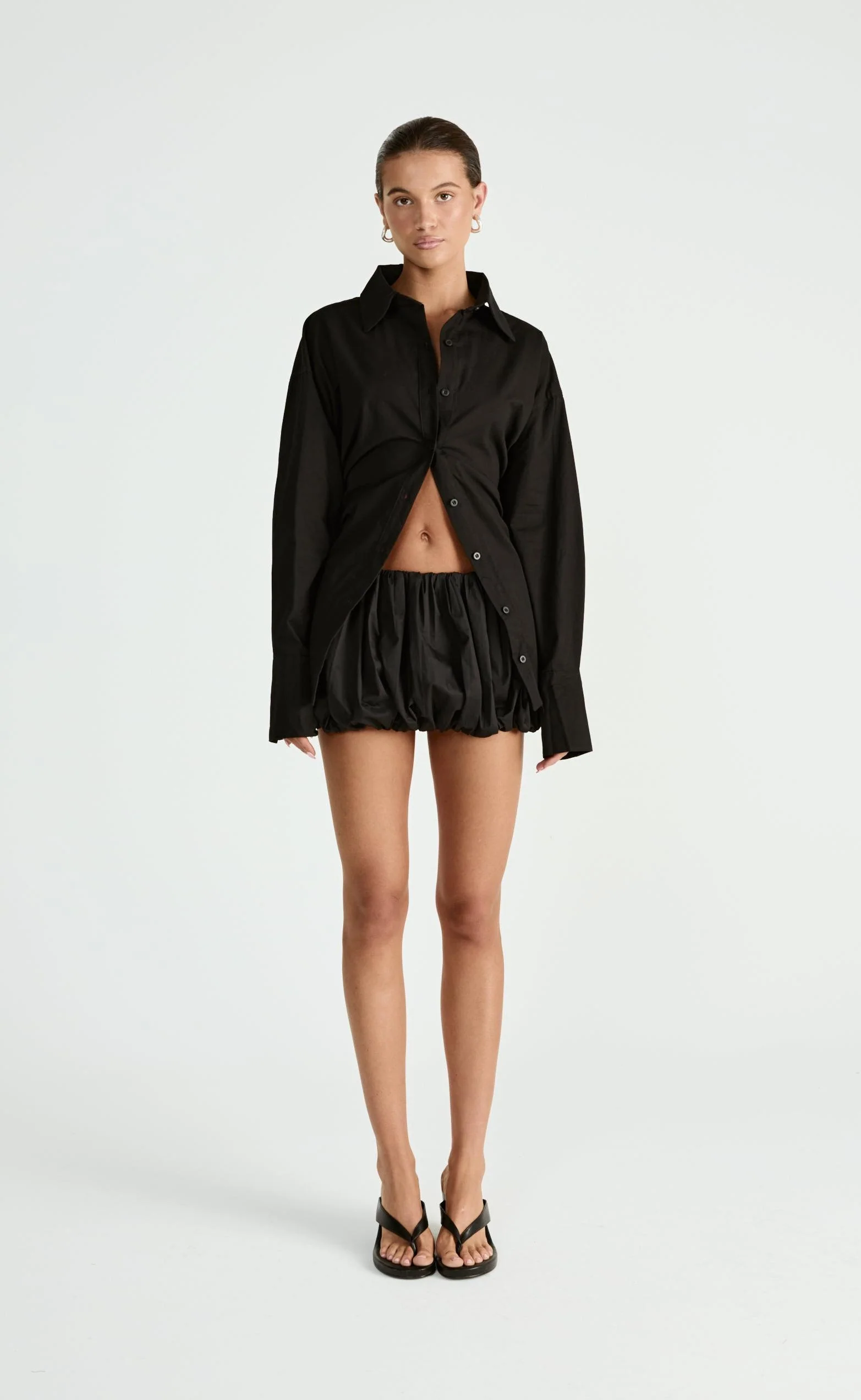 Carousel Micro Skirt (Black) - Image 2