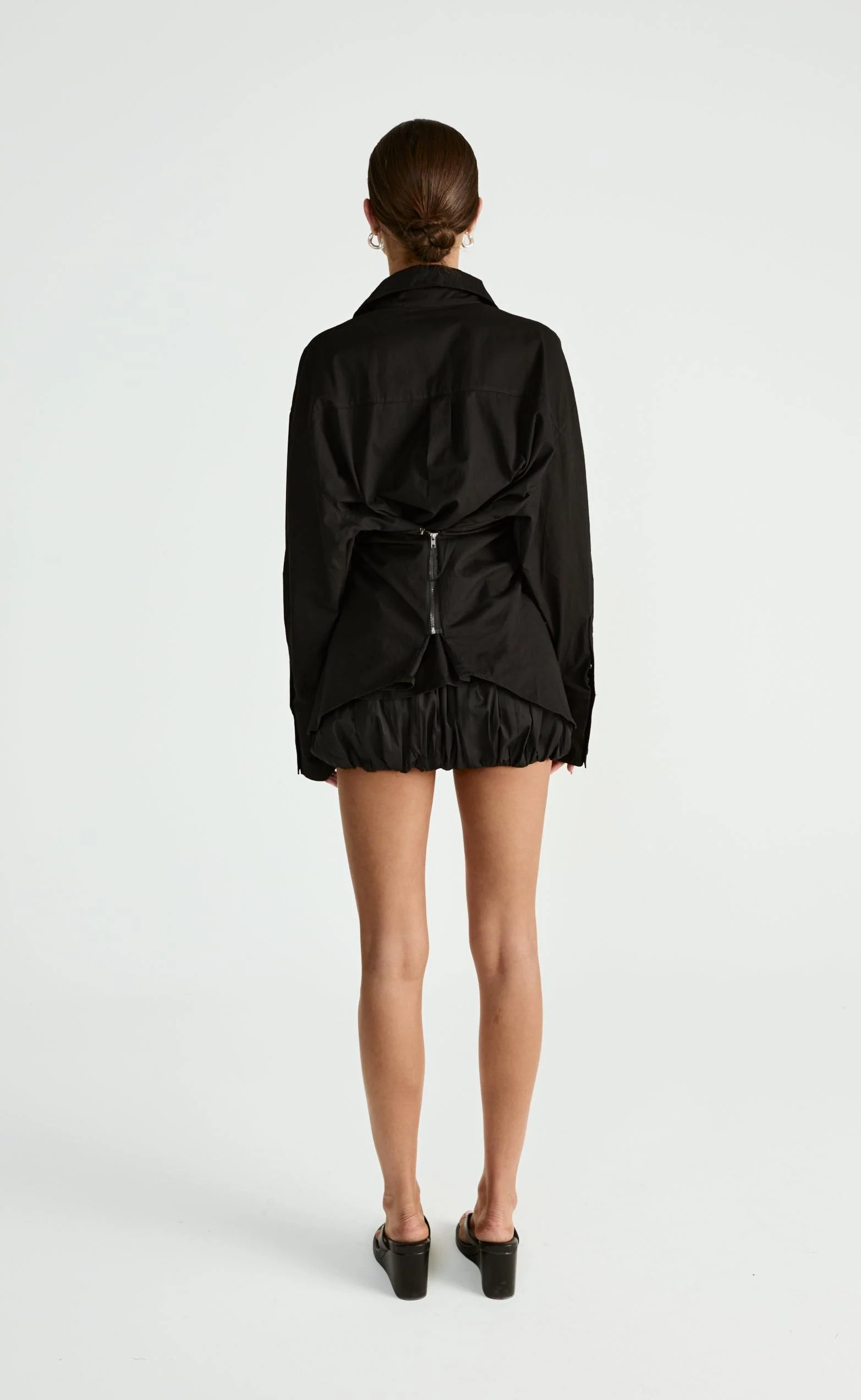 Carousel Micro Skirt (Black) - Image 3
