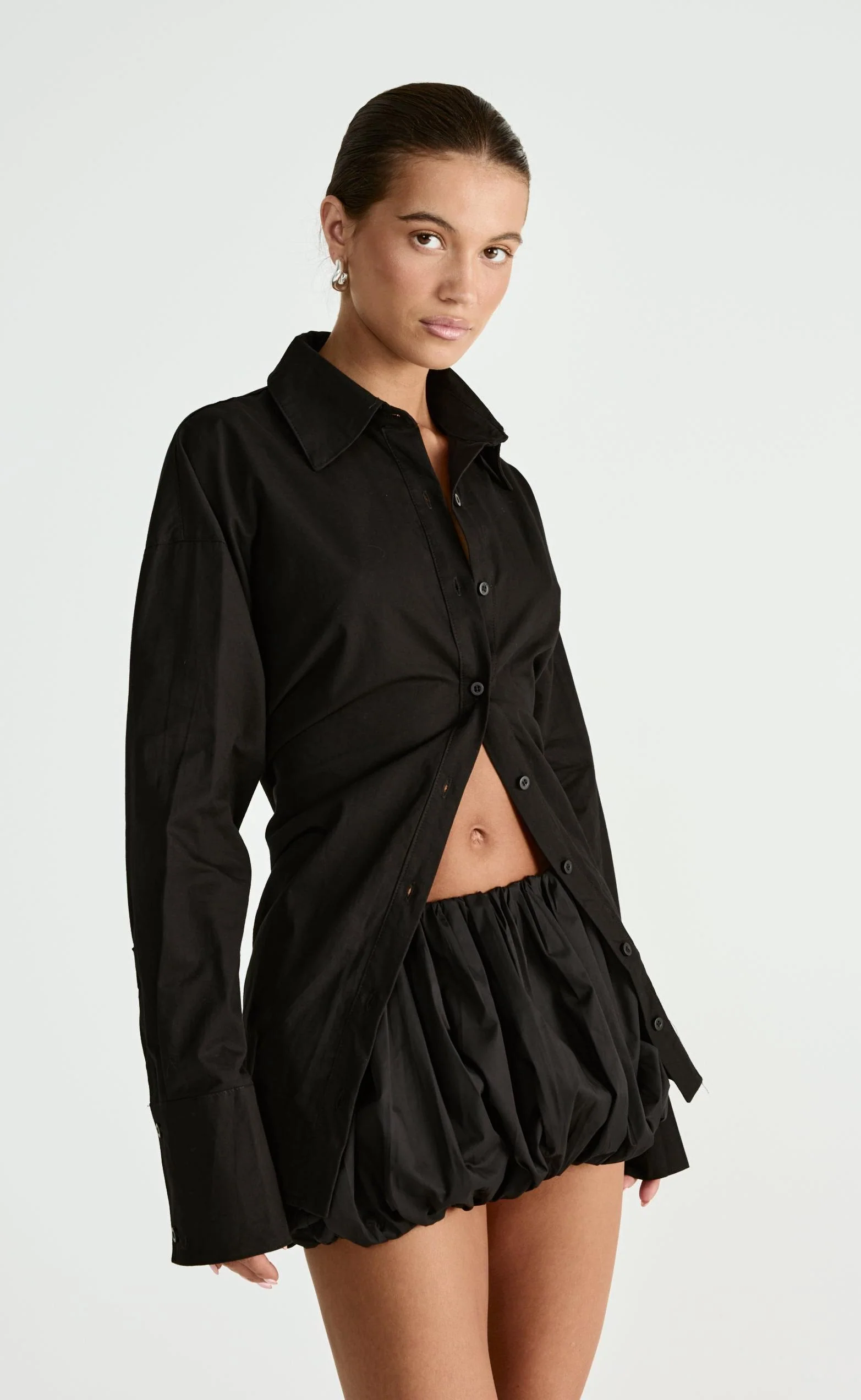 Carousel Micro Skirt (Black) - Image 5