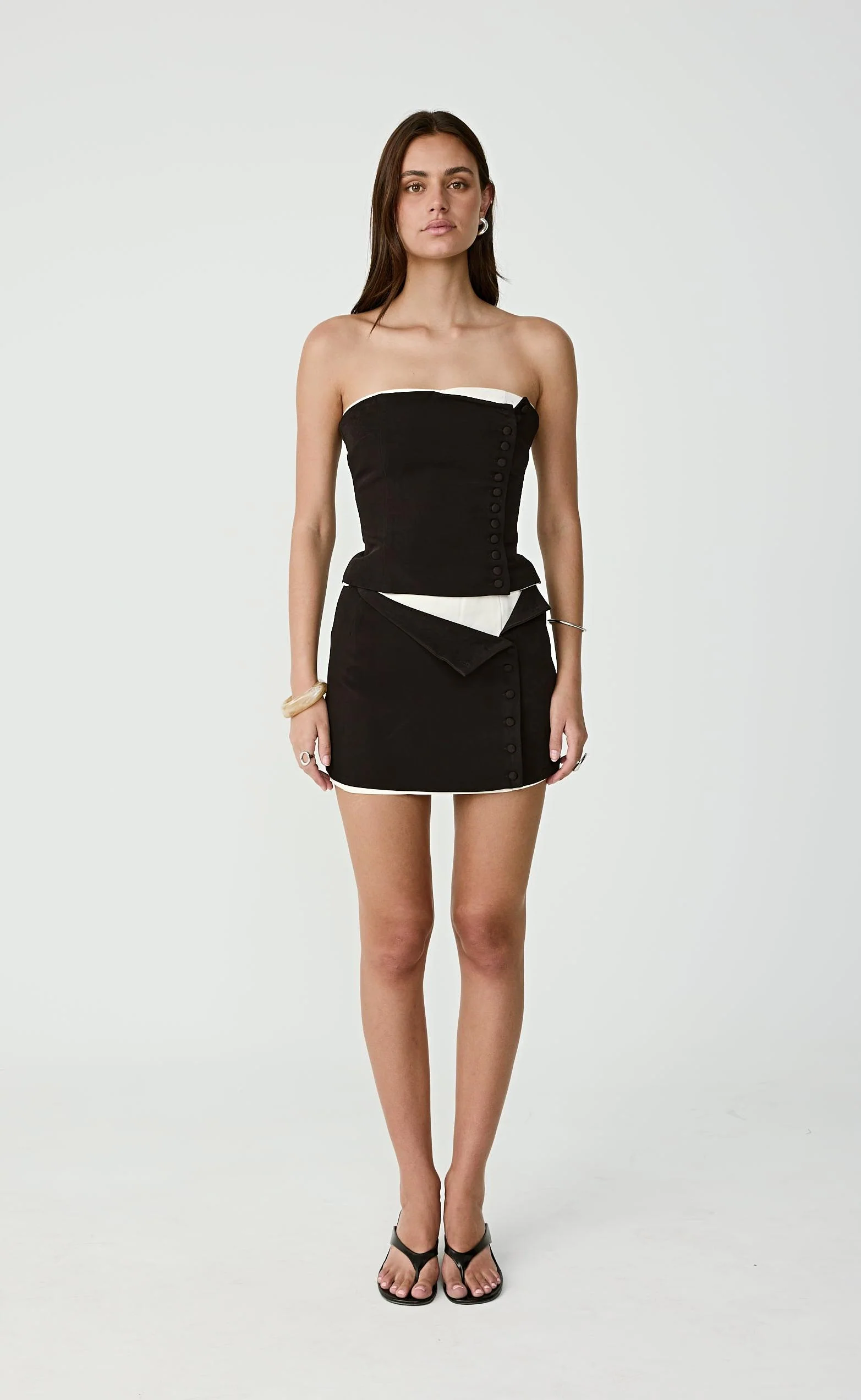 Carter Top (Black/Cream) - Image 5