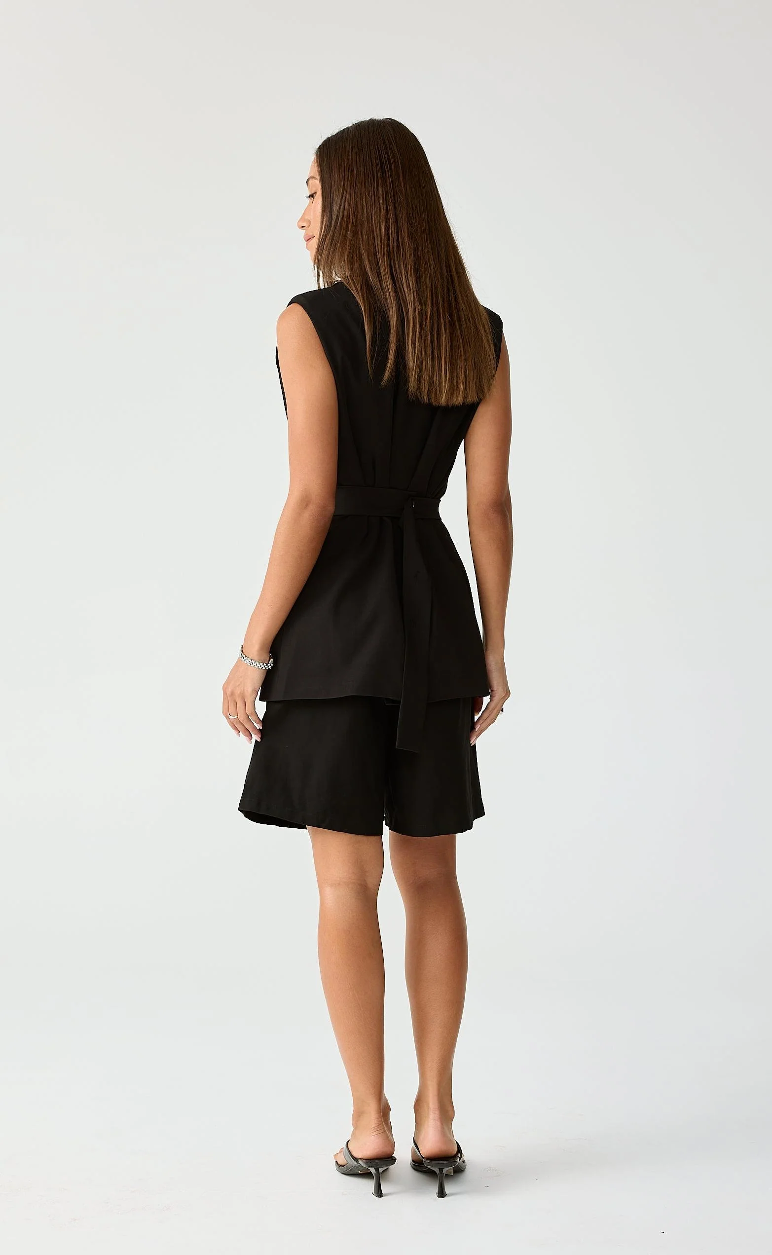 Cascade Blazer Vest (Black) - Image 4