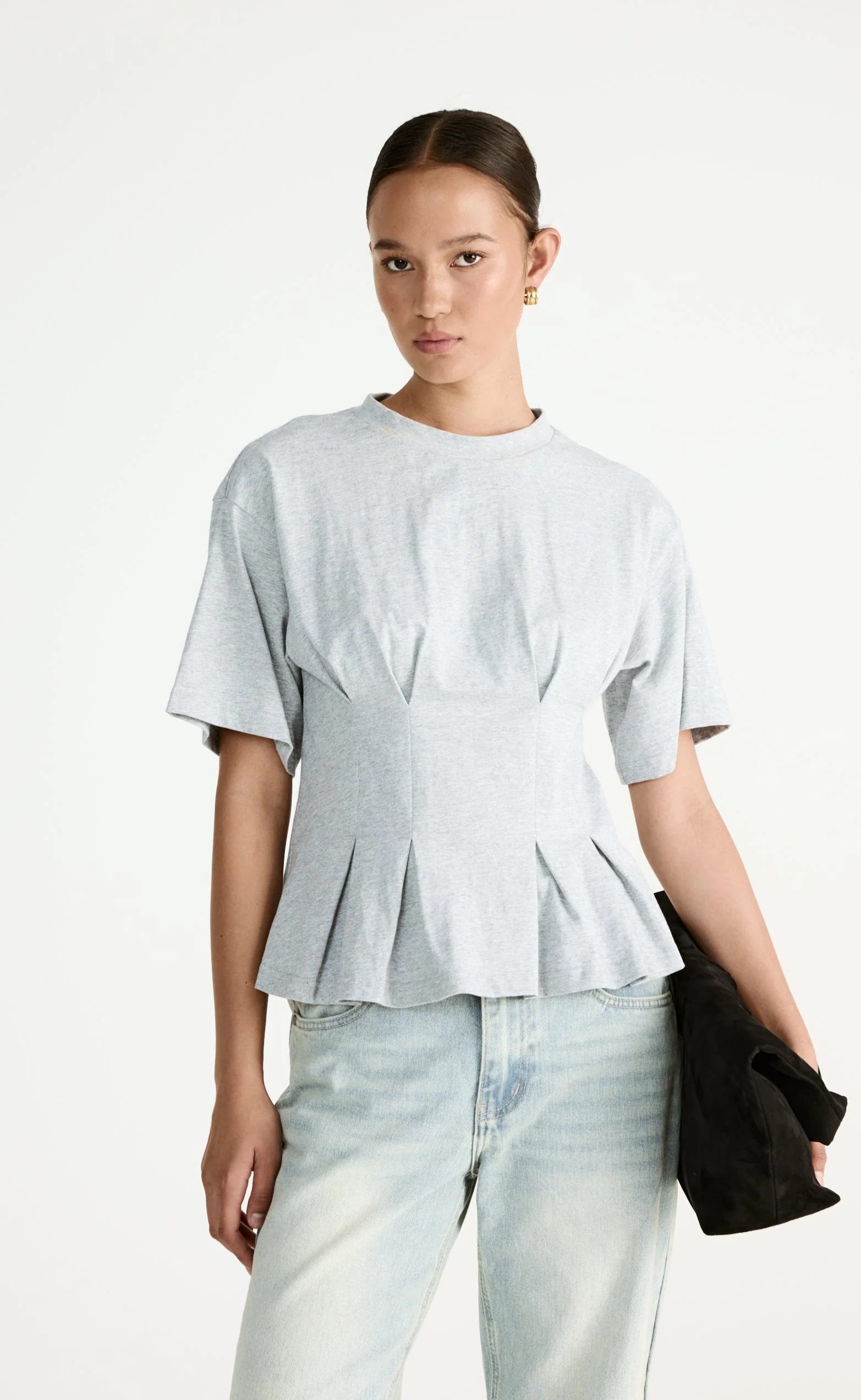 Chaya Top (Grey Marle) - Image 2