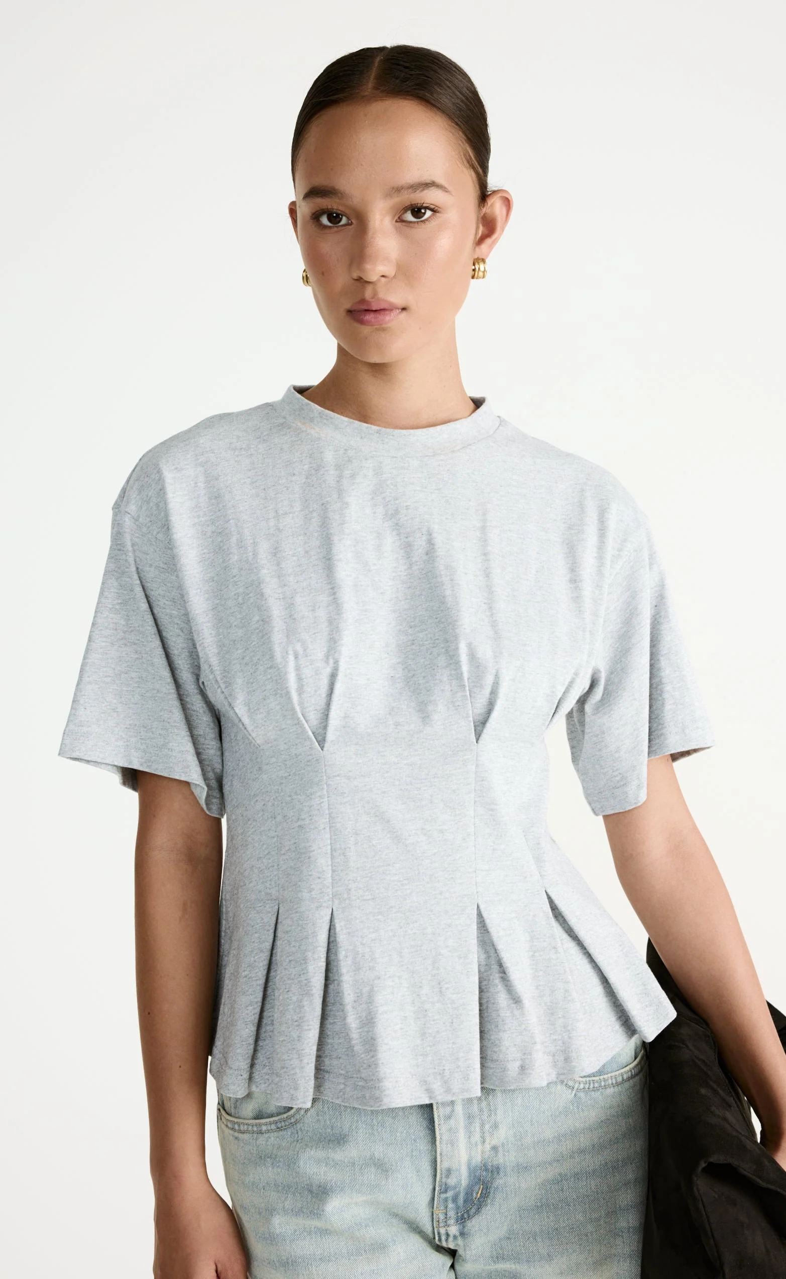 Chaya Top (Grey Marle) - Image 3