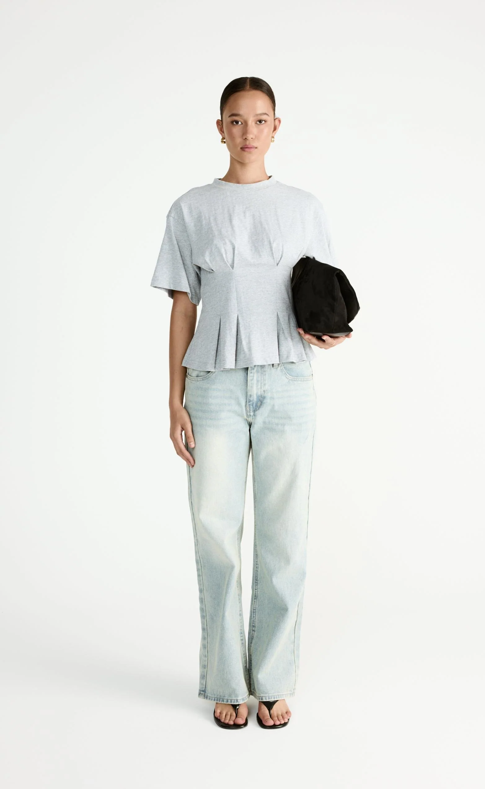 Chaya Top (Grey Marle) - Image 4