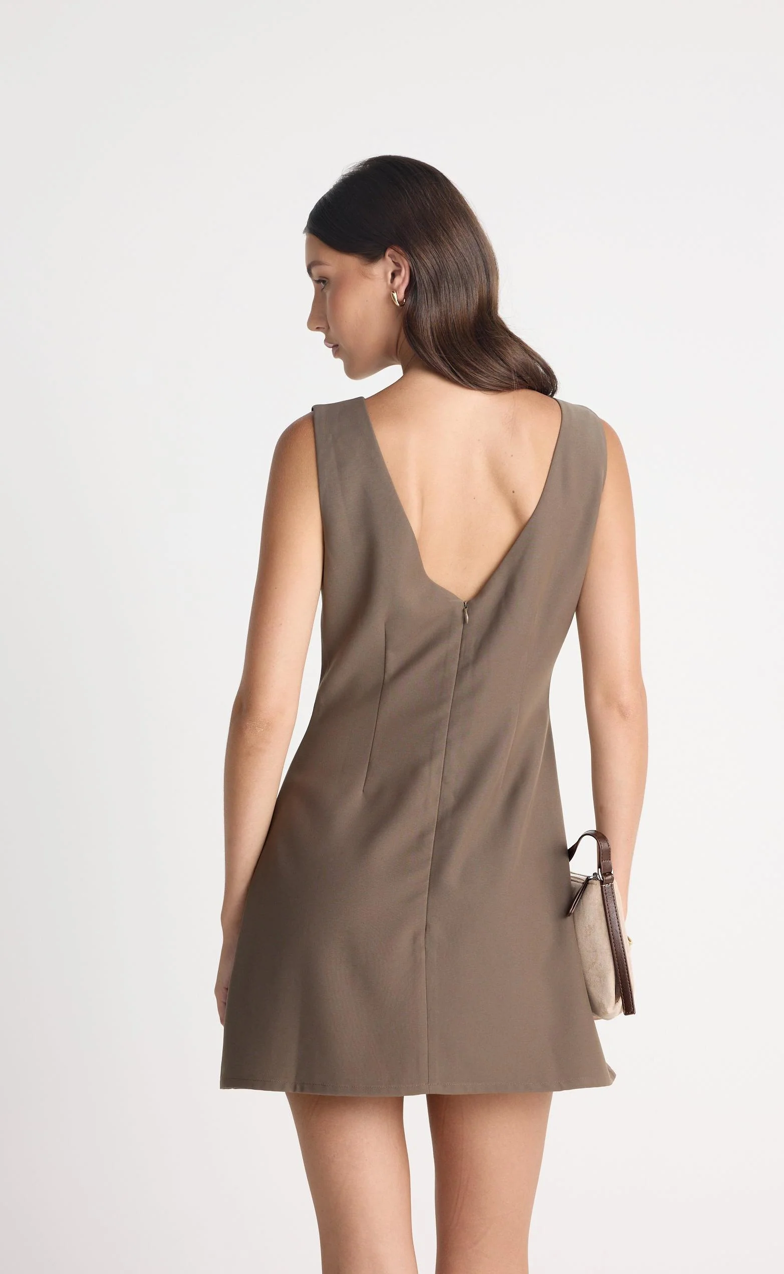Chiti Mini Dress (Light Chocolate) - Image 6