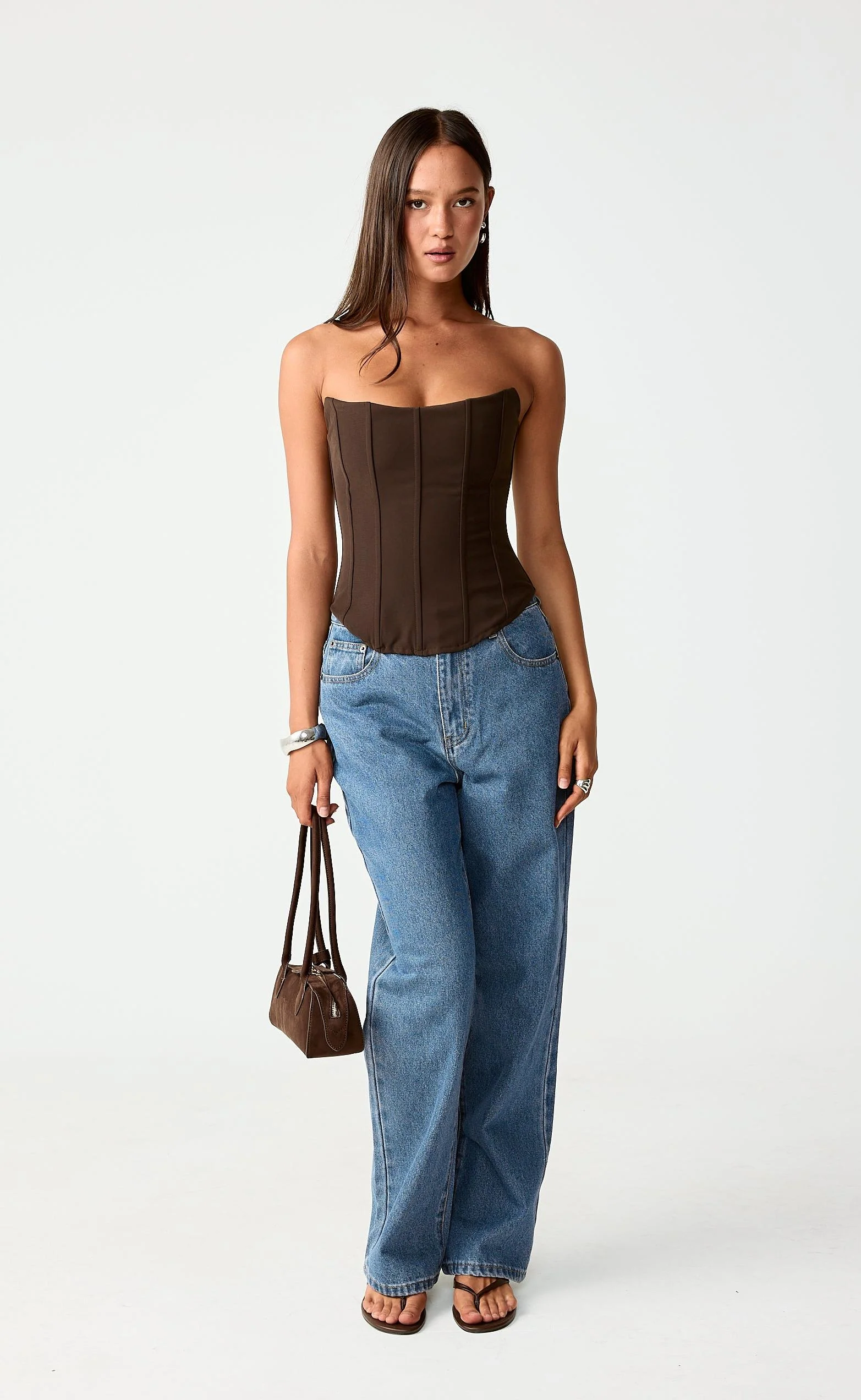 City Lights Corset (Chocolate) - Image 5