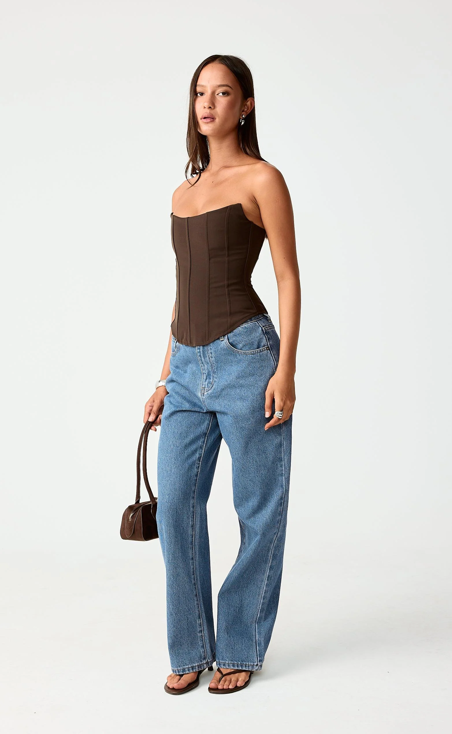 City Lights Corset (Chocolate) - Image 6