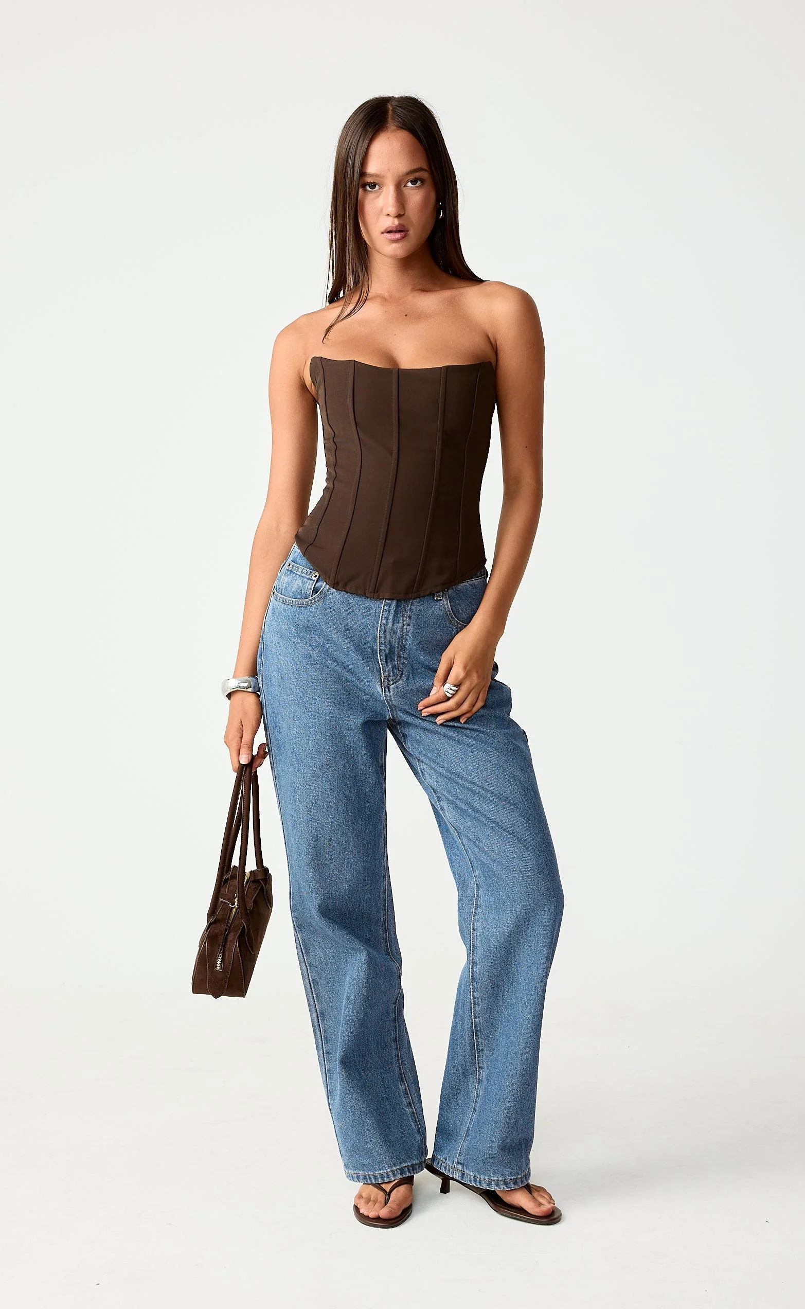 City Lights Corset (Chocolate) - Image 7