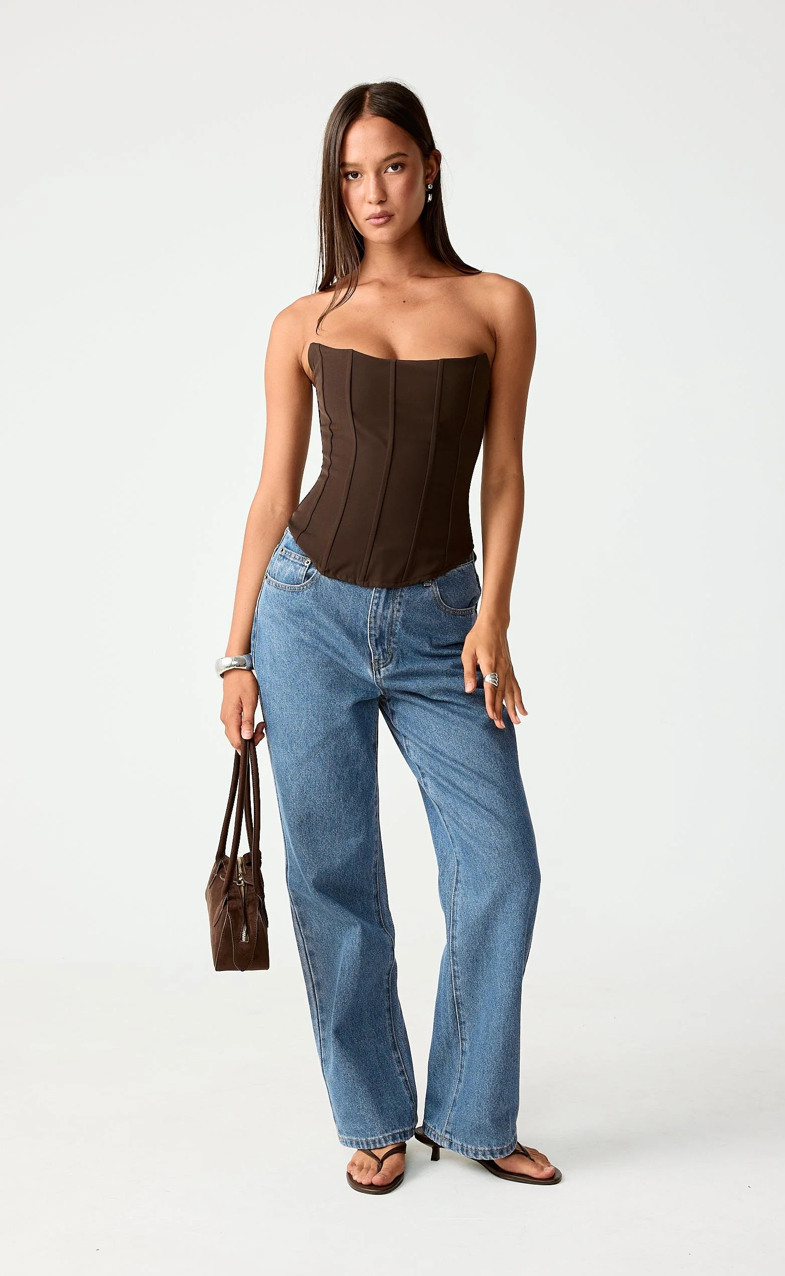 City Lights Corset (Chocolate) - Image 8