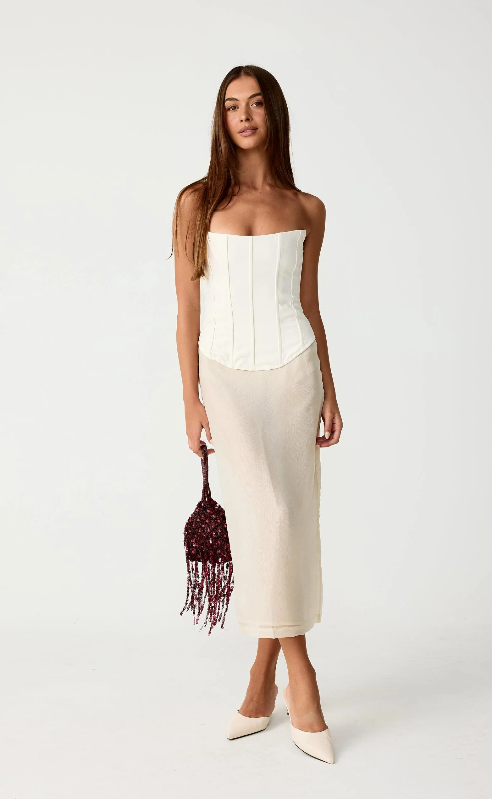 City Lights Corset (Cream) - Image 4