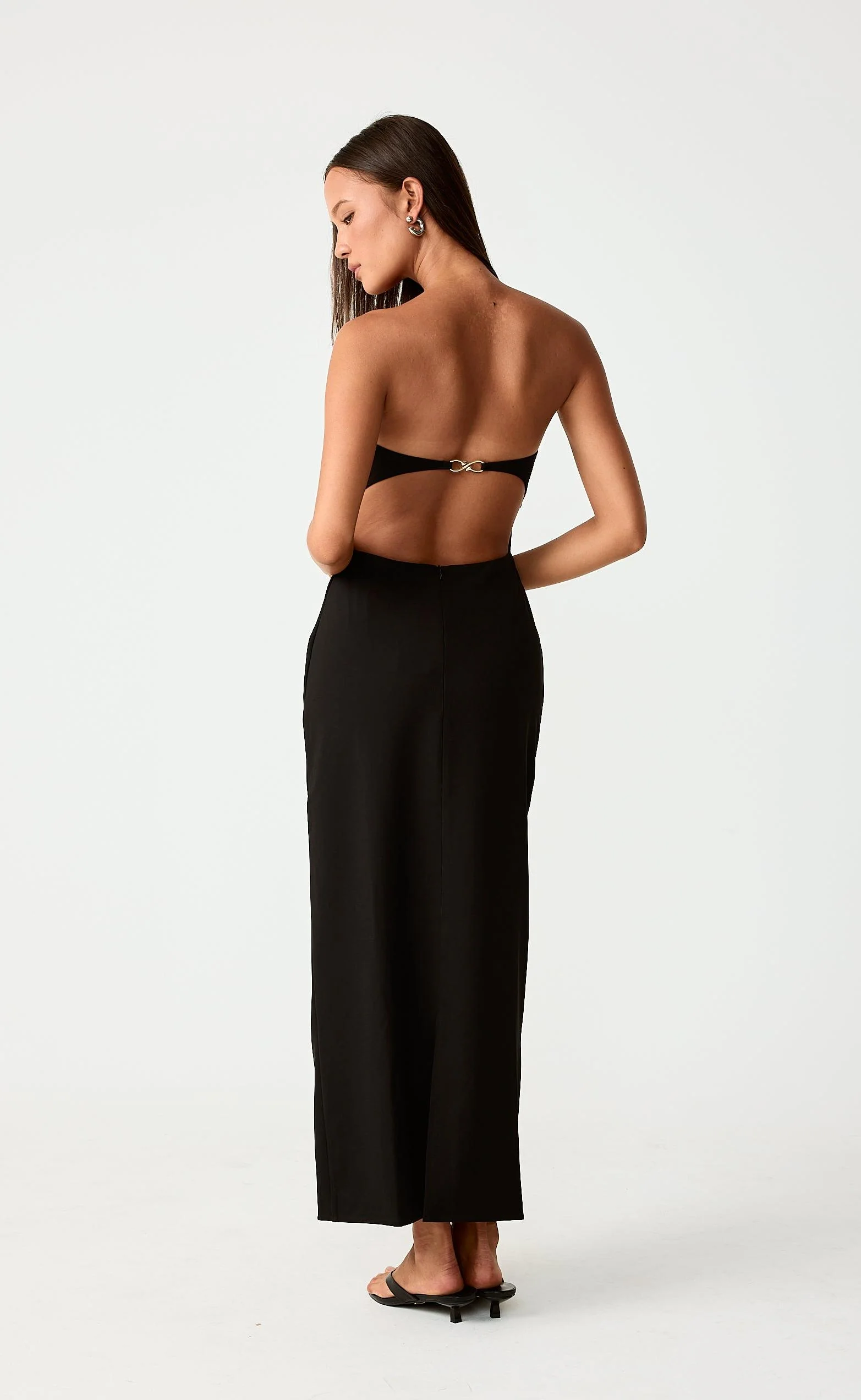 Cityscape Maxi Dress (Black) - Image 3