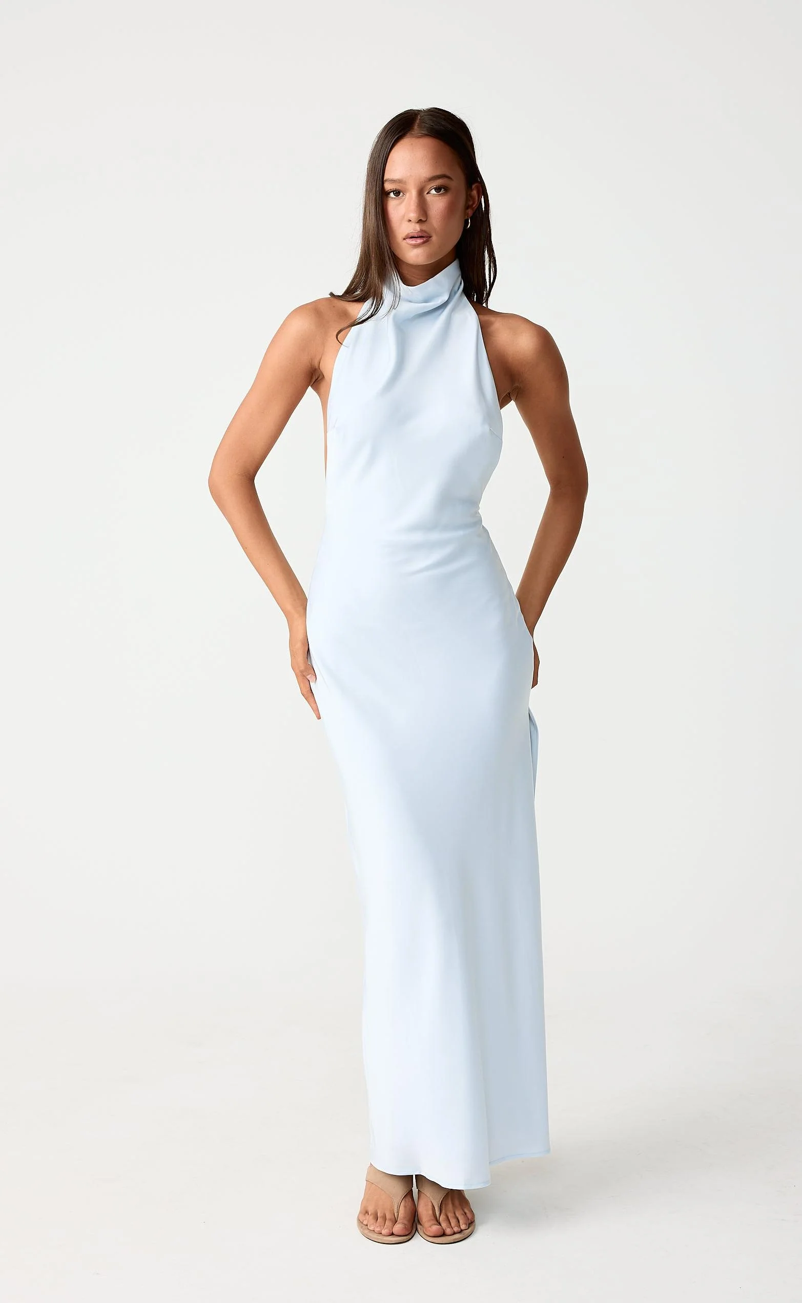 Clara Maxi Dress (Ice Blue) - Image 6