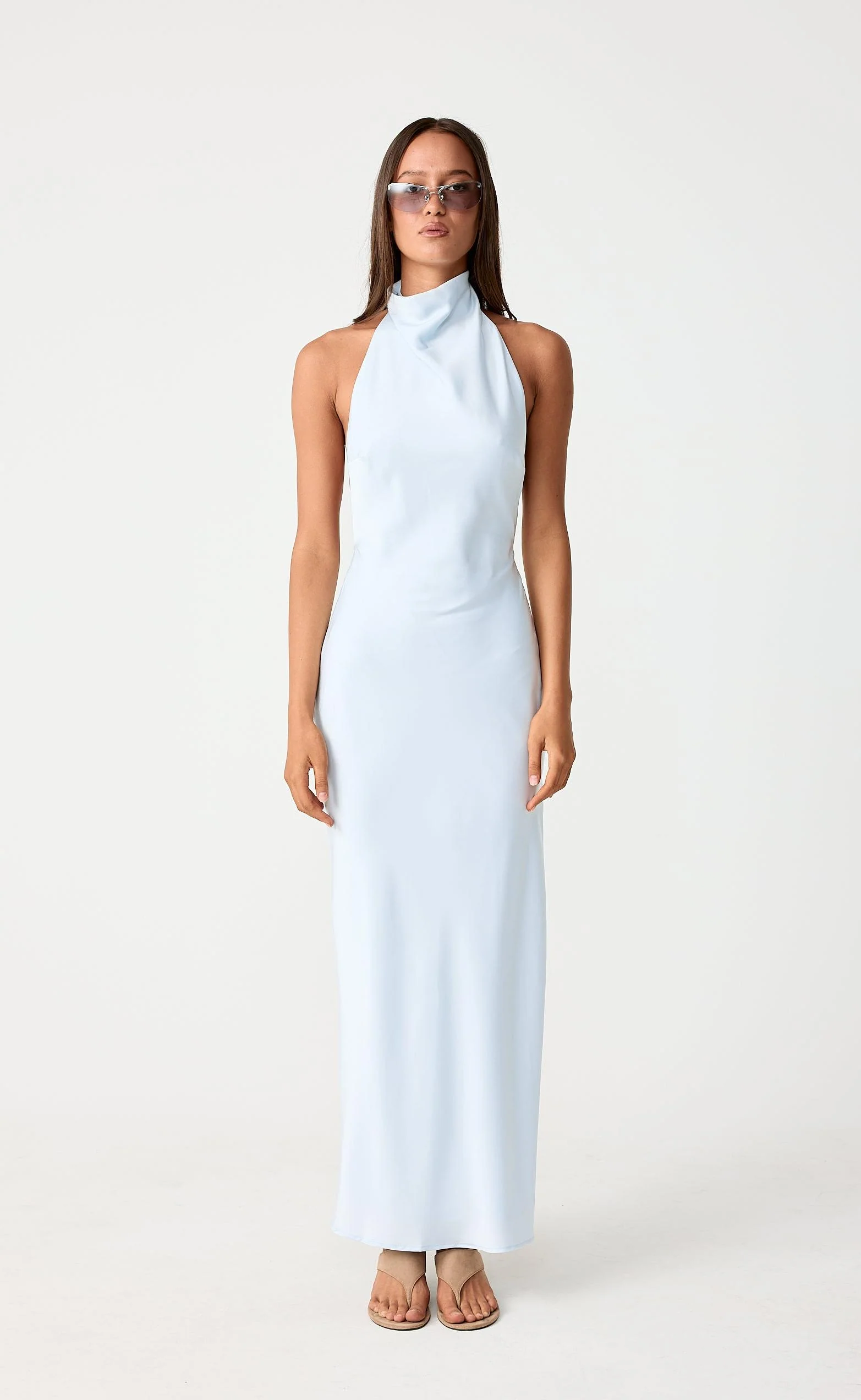 Clara Maxi Dress (Ice Blue) - Image 7