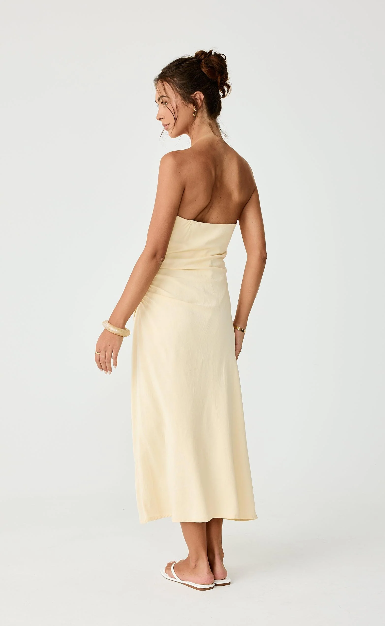 Coastal Midi Dress (Lemon) - Image 4
