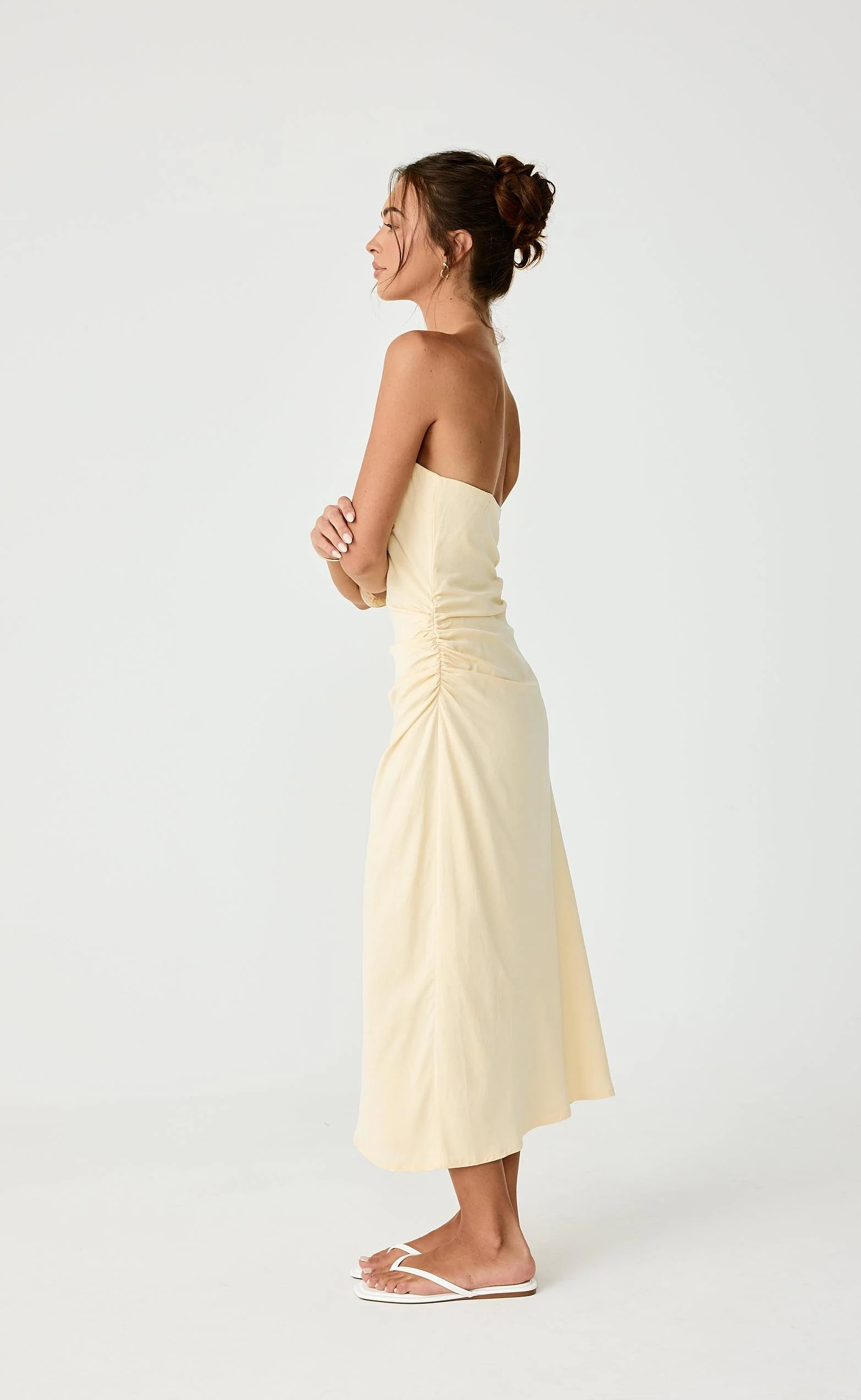 Coastal Midi Dress (Lemon) - Image 6