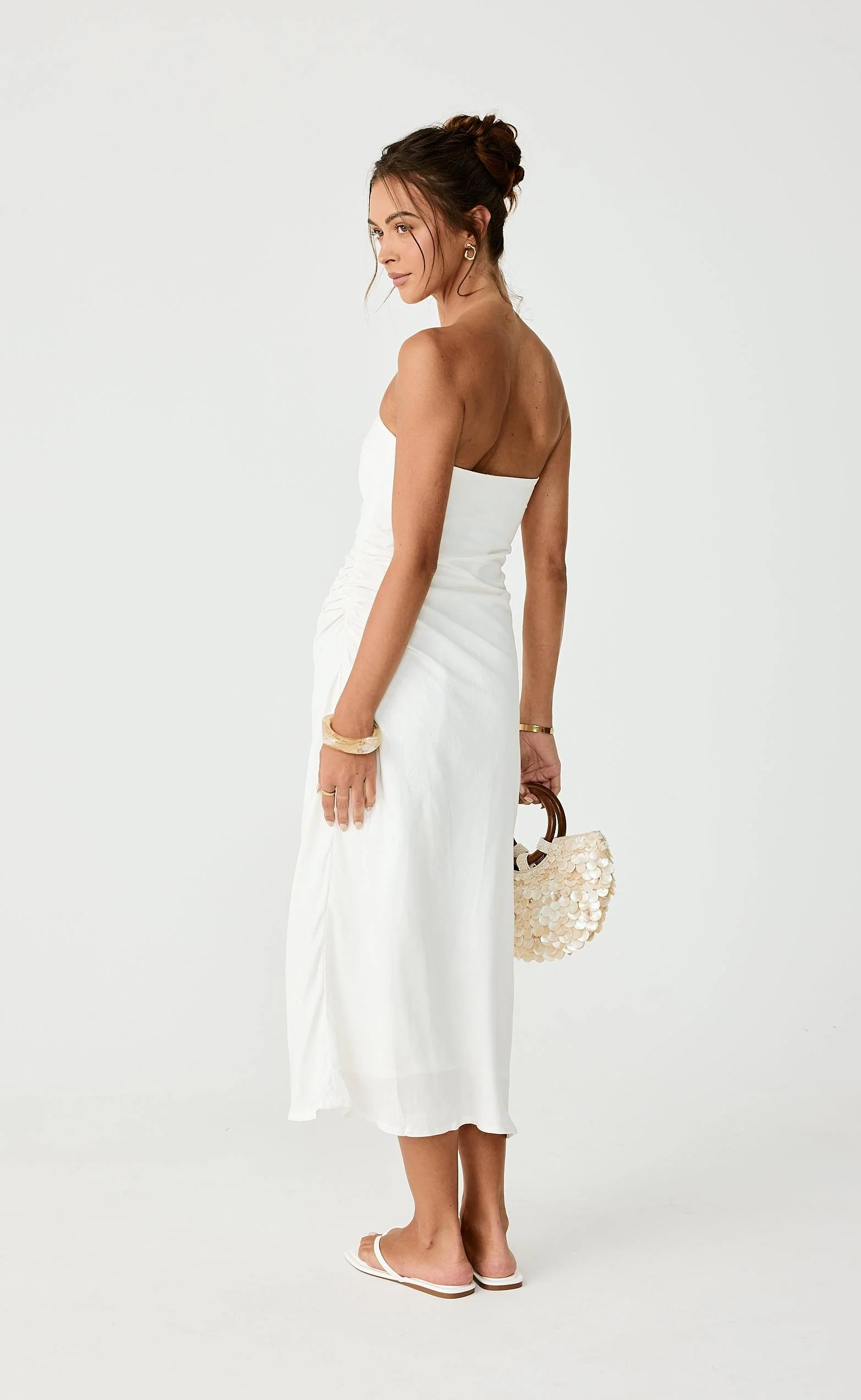 Coastal Midi Dress (Off White) - Image 2