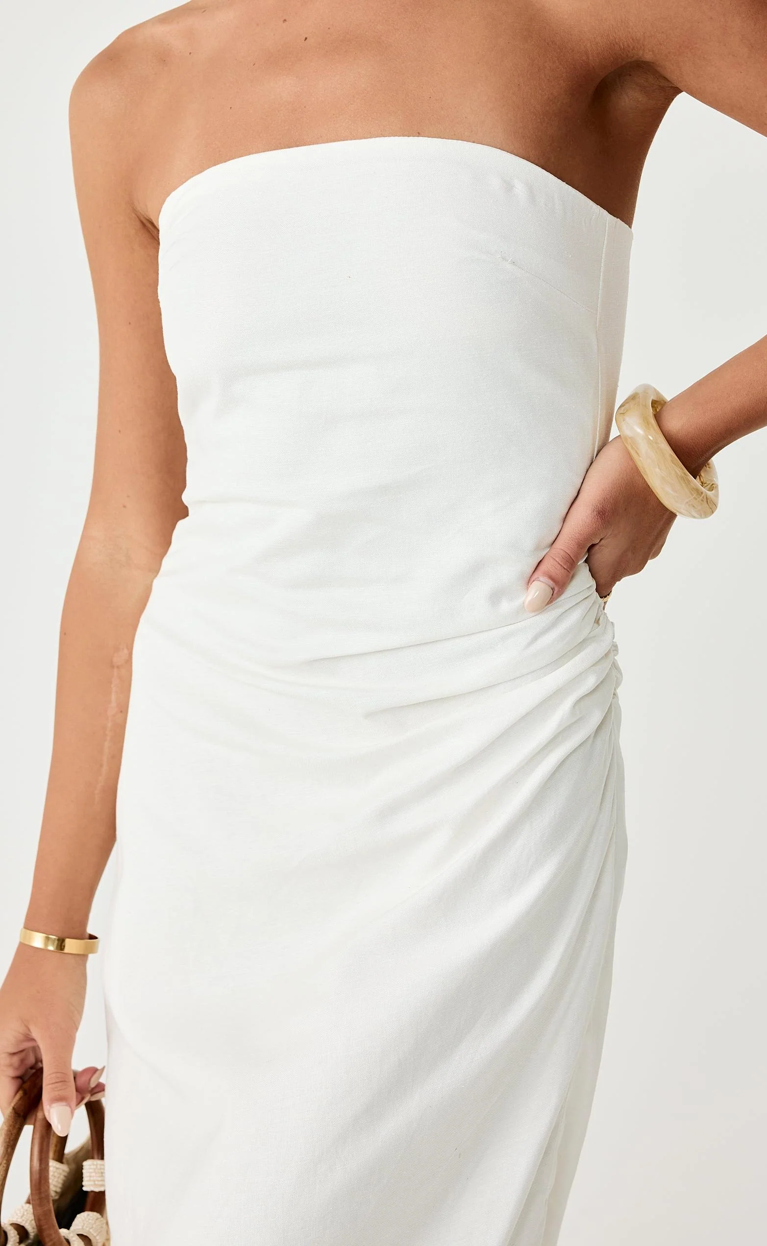 Coastal Midi Dress (Off White) - Image 6