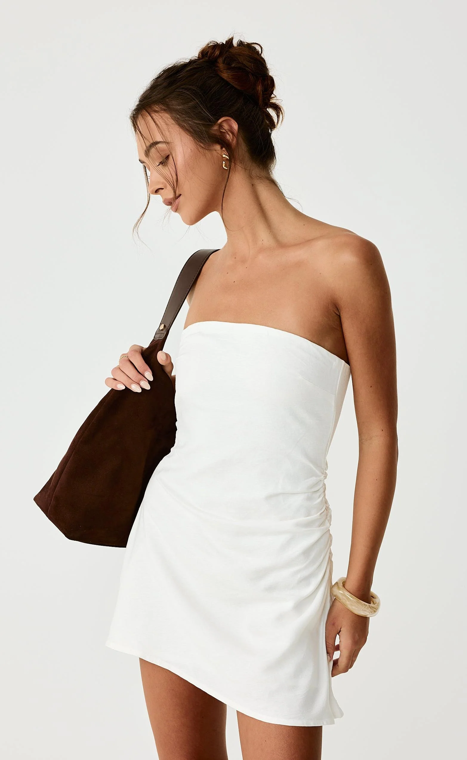 Coastal Mini Dress (Off White) - Image 2
