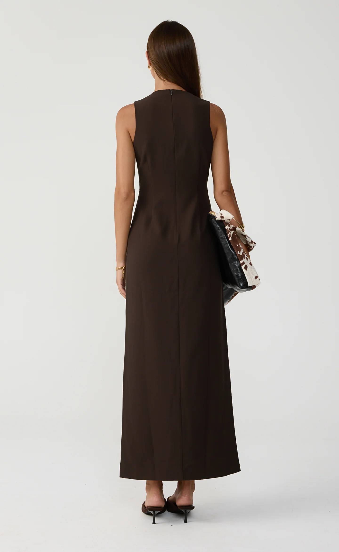 Connor Maxi Dress (Chocolate) - Image 3