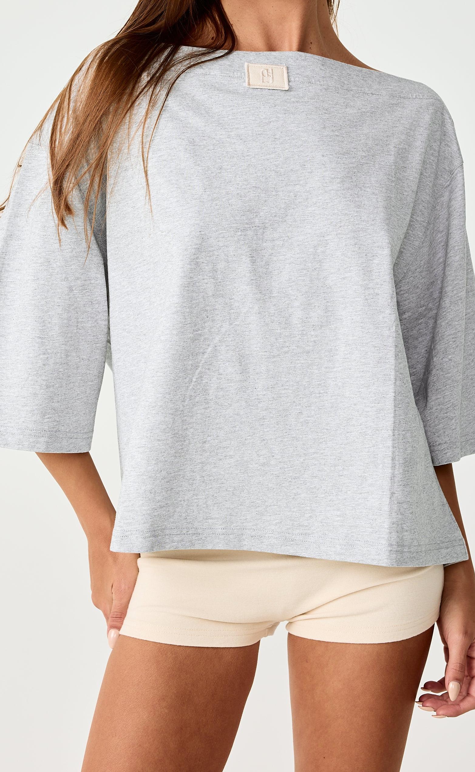 Cora Top (Grey Marle) - Image 2