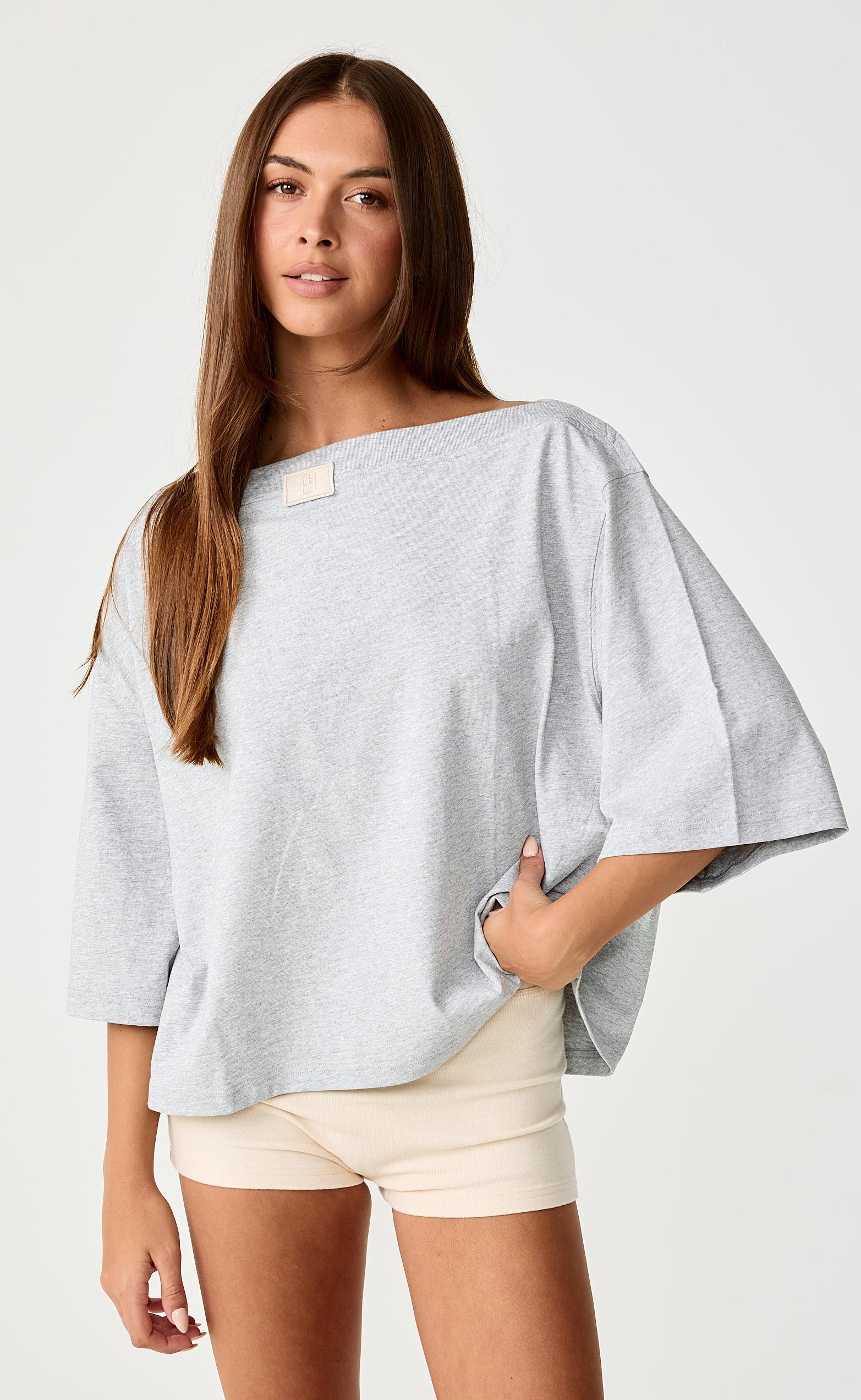 Cora Top (Grey Marle) - Image 3
