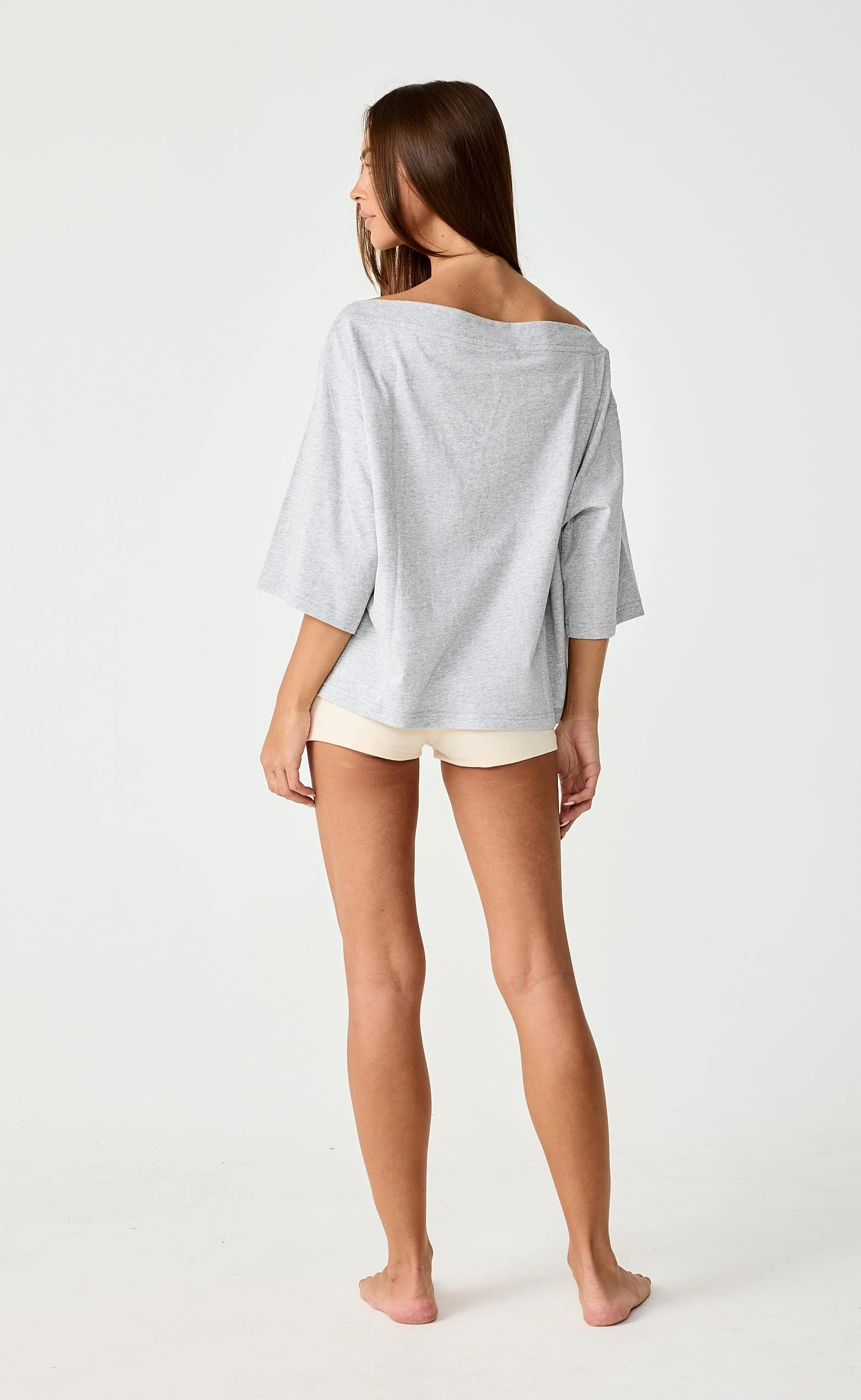 Cora Top (Grey Marle) - Image 4