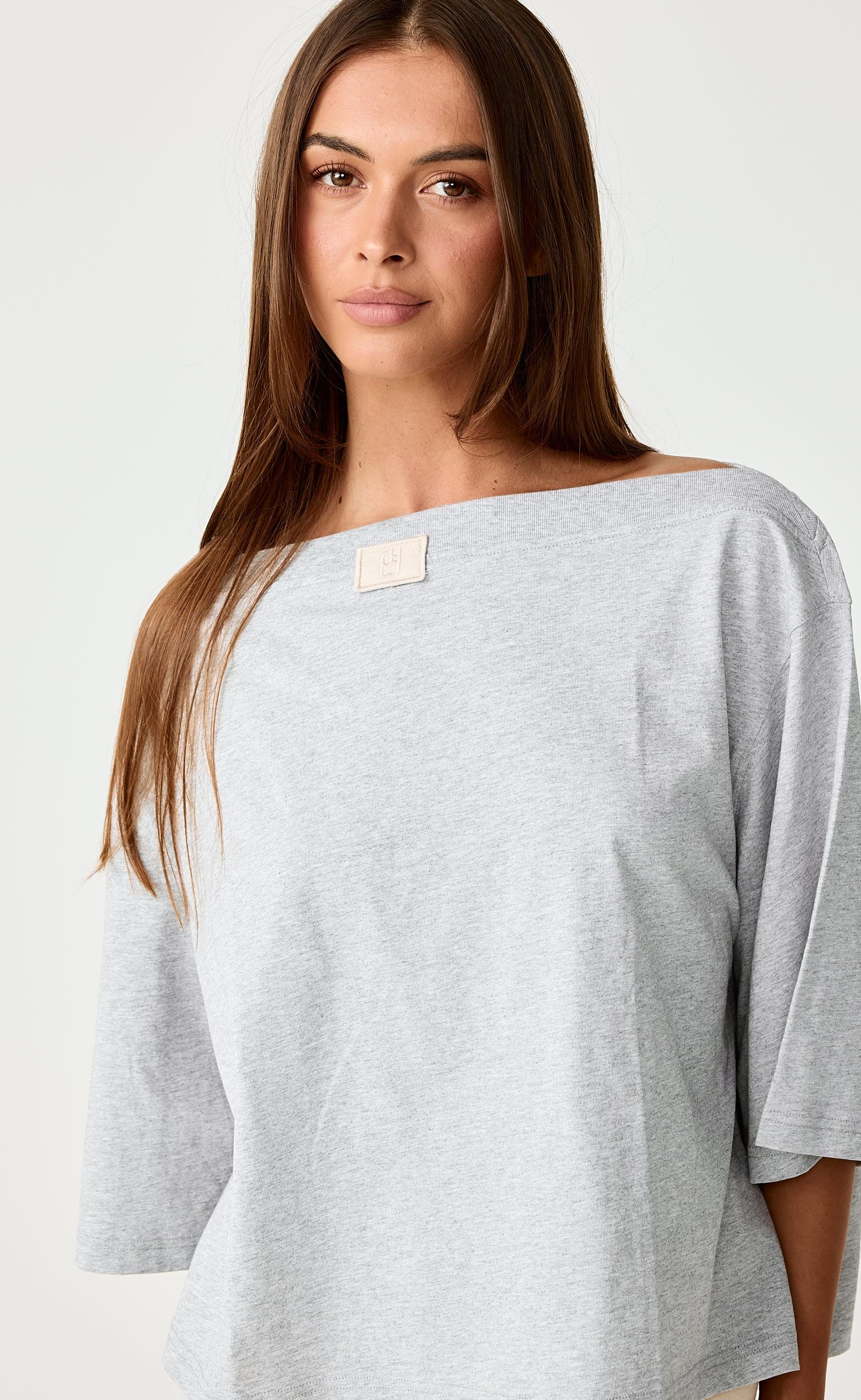 Cora Top (Grey Marle) - Image 8