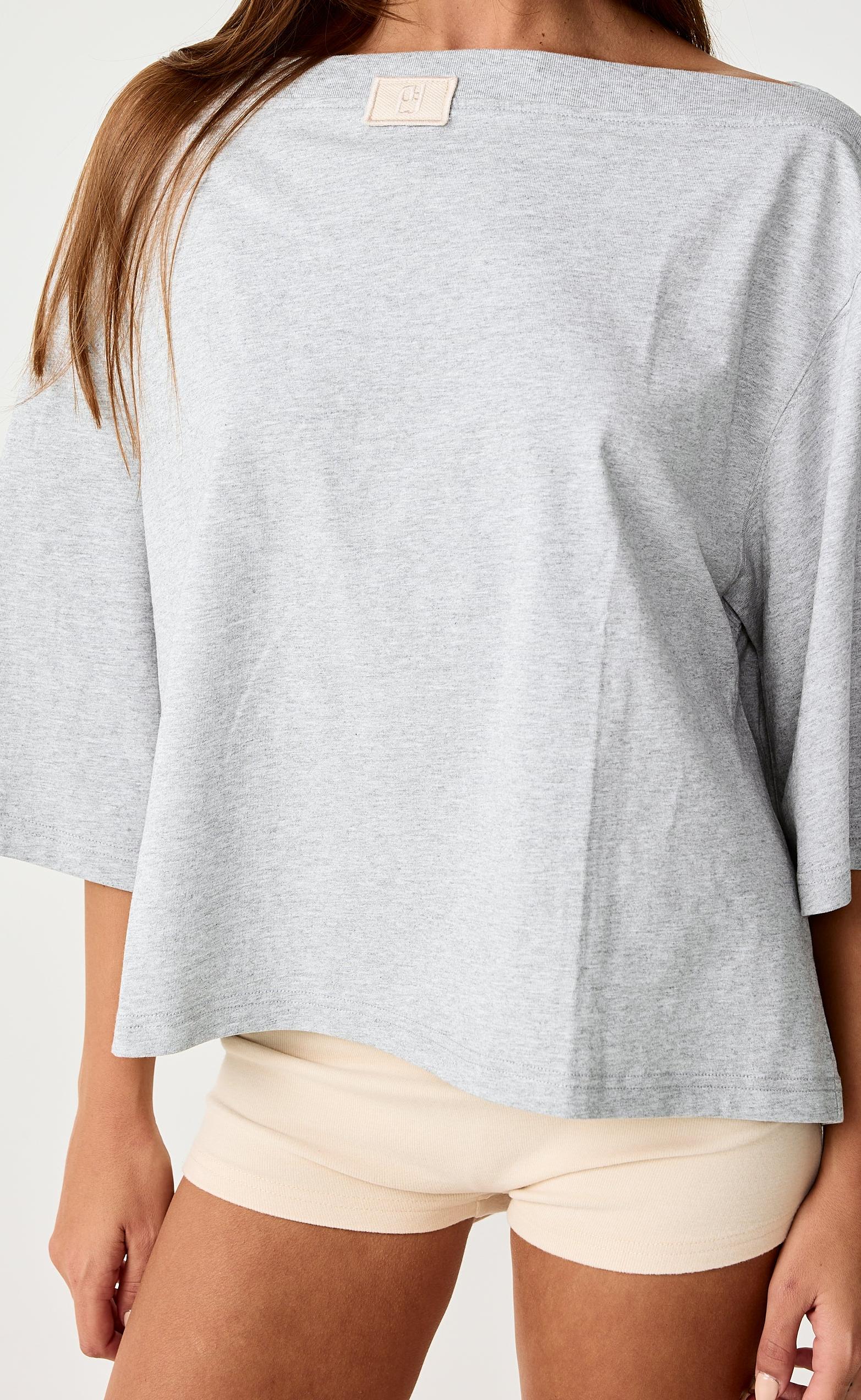 Cora Top (Grey Marle) - Image 9