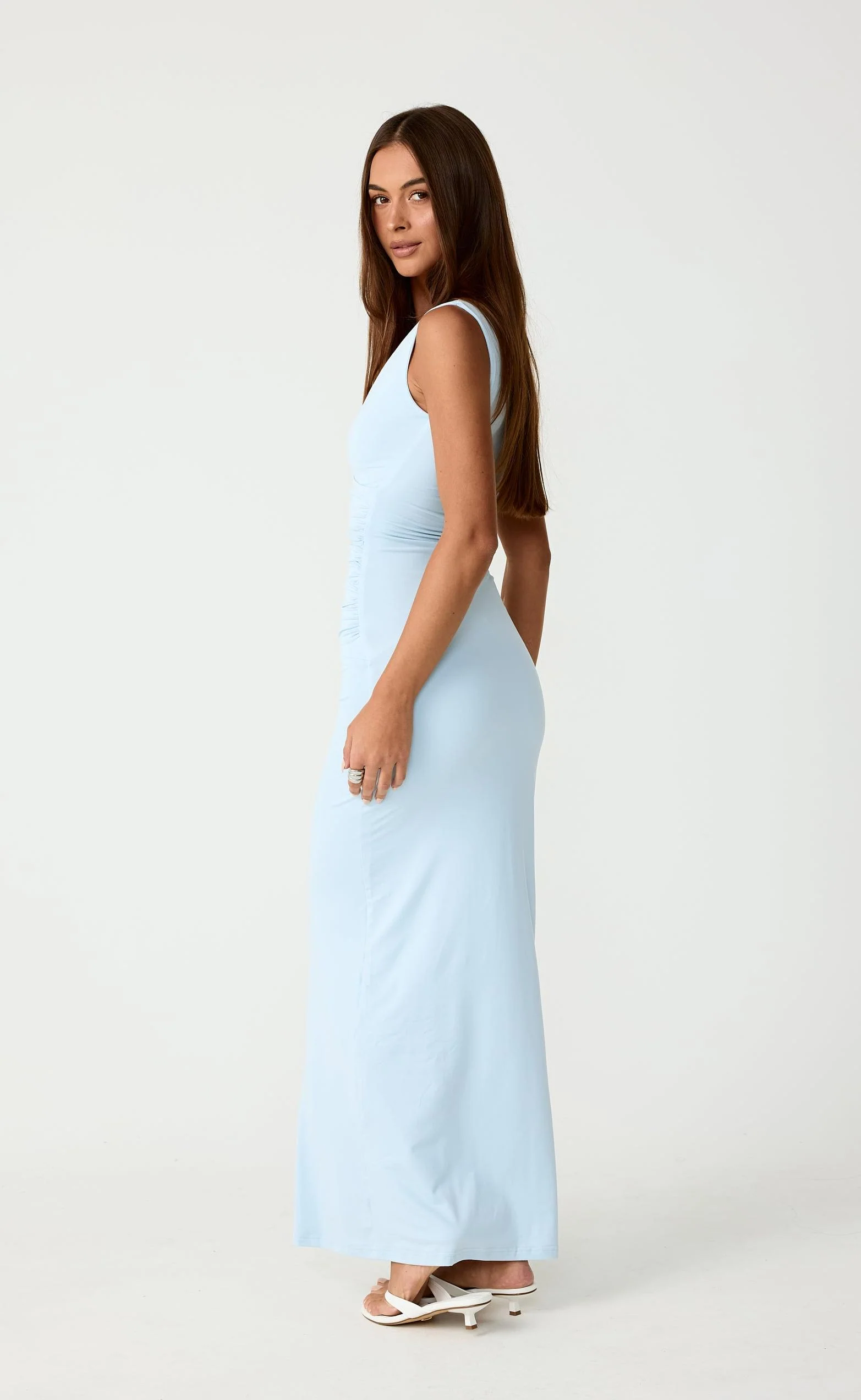 Cory Maxi Dress (Ice Blue) - Image 6