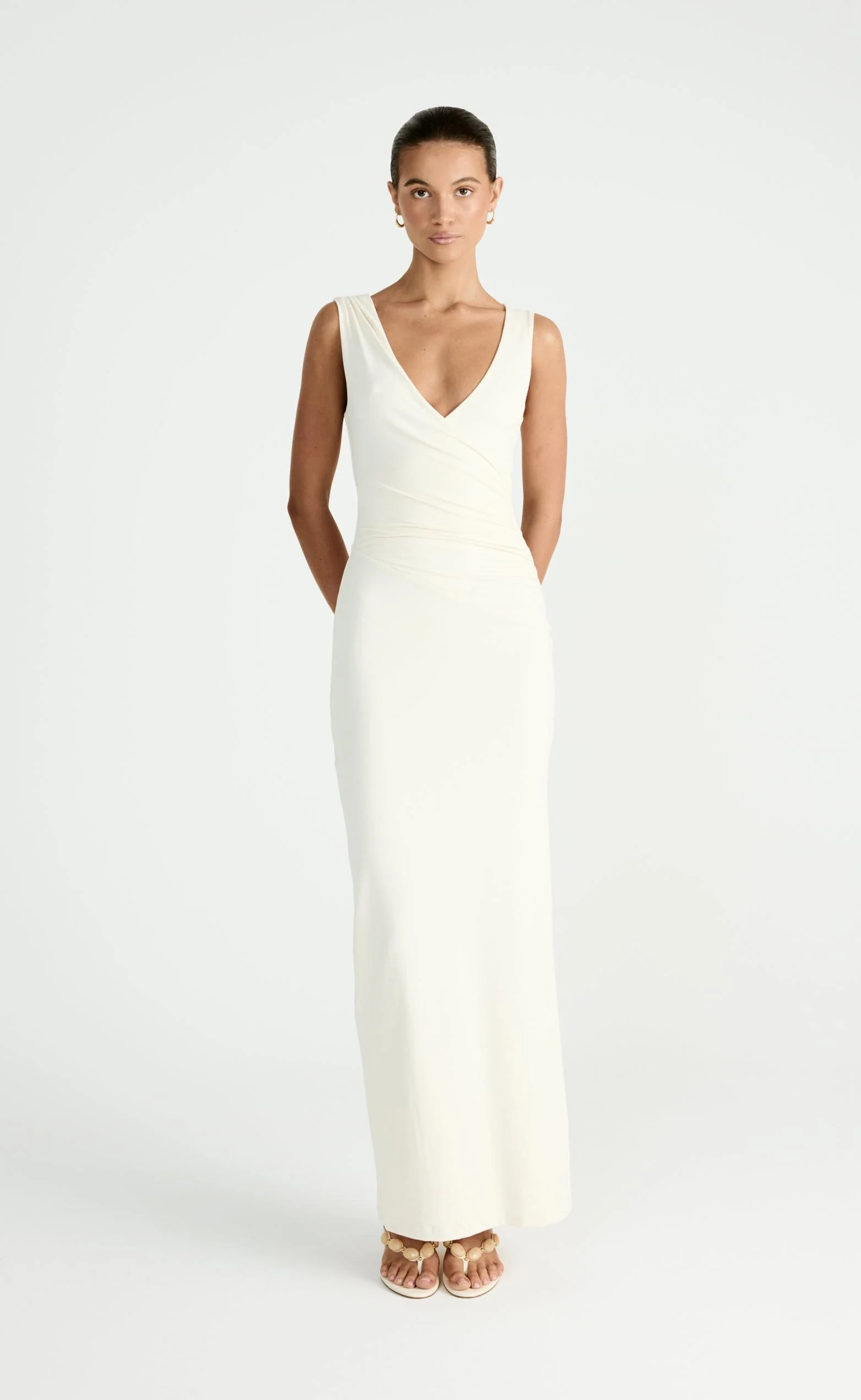 Cory Maxi Dress (Oat) - Image 4