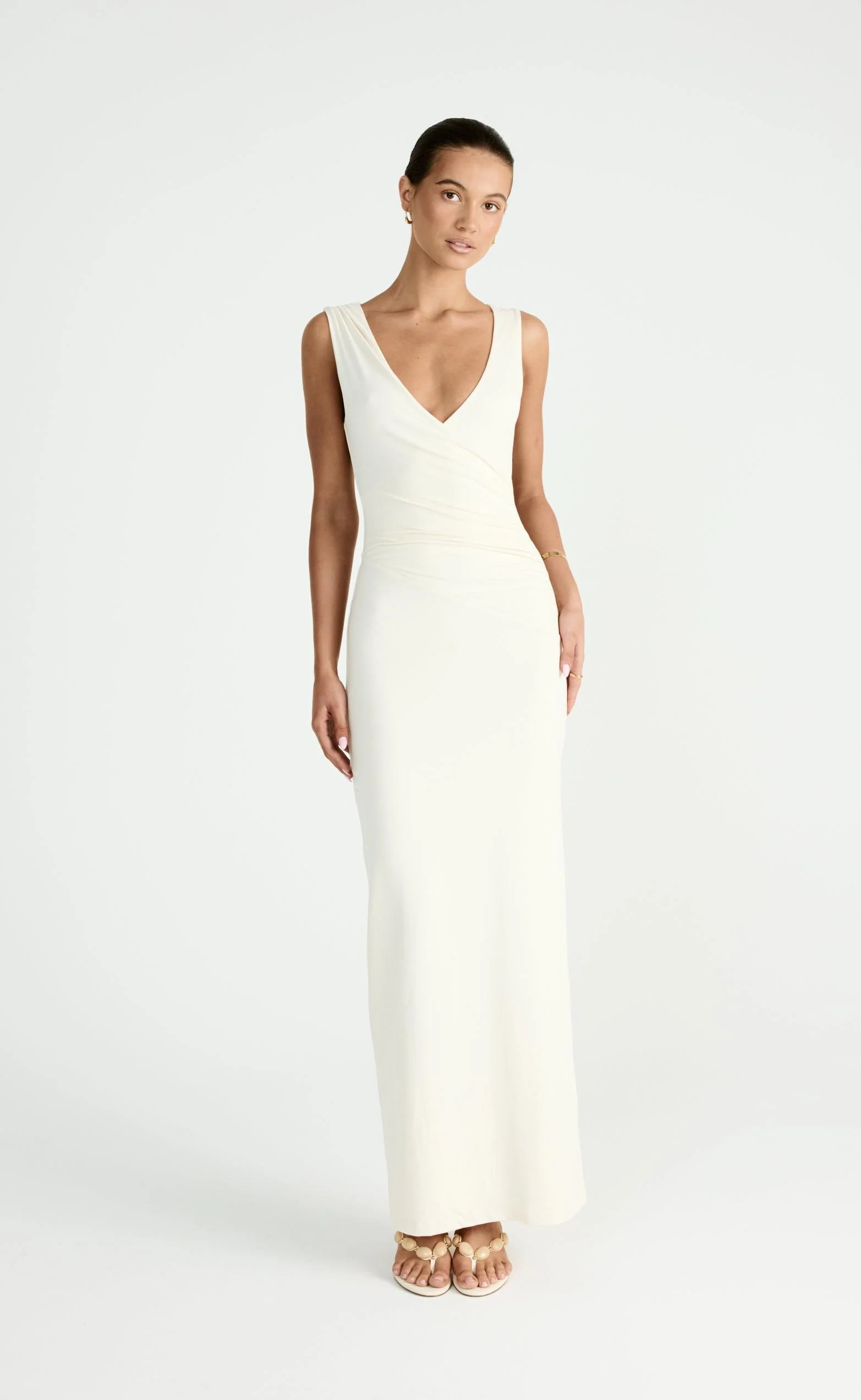 Cory Maxi Dress (Oat) - Image 6