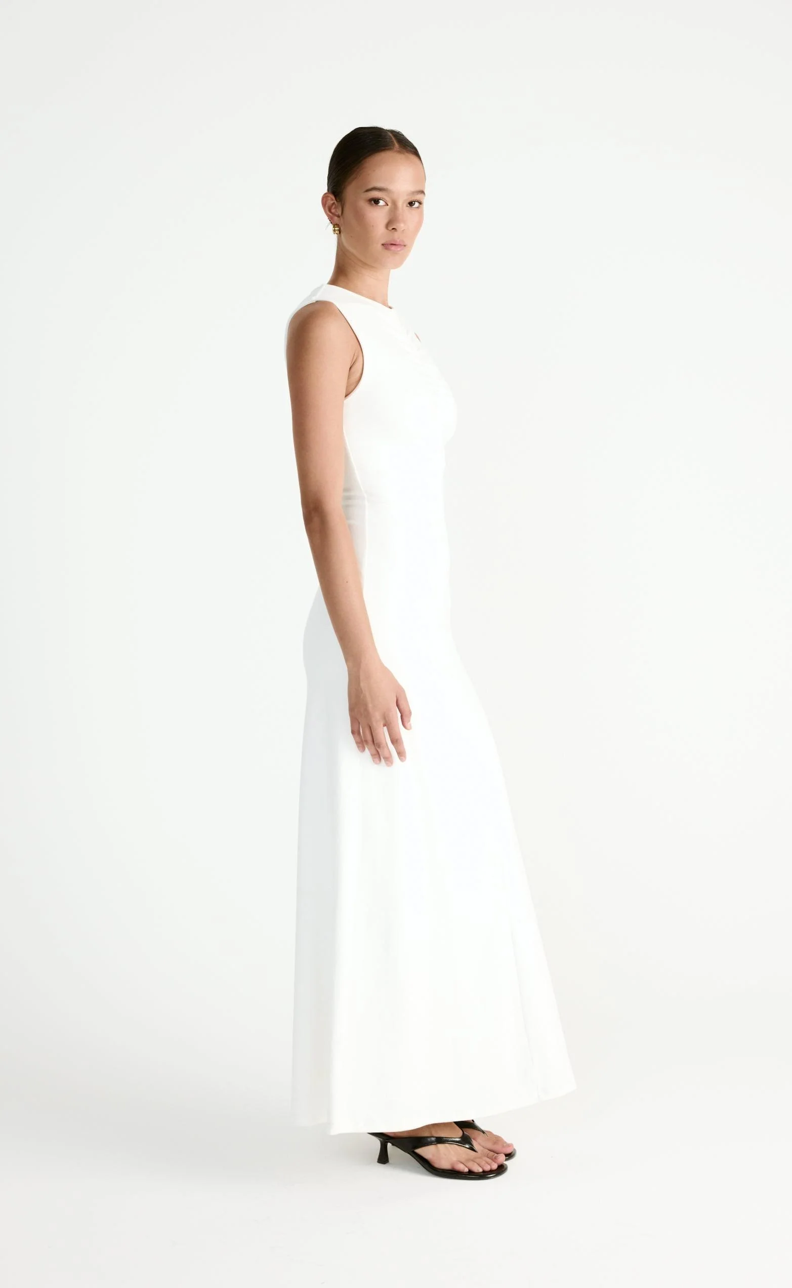 Cosmia Maxi Dress (Off White) - Image 5