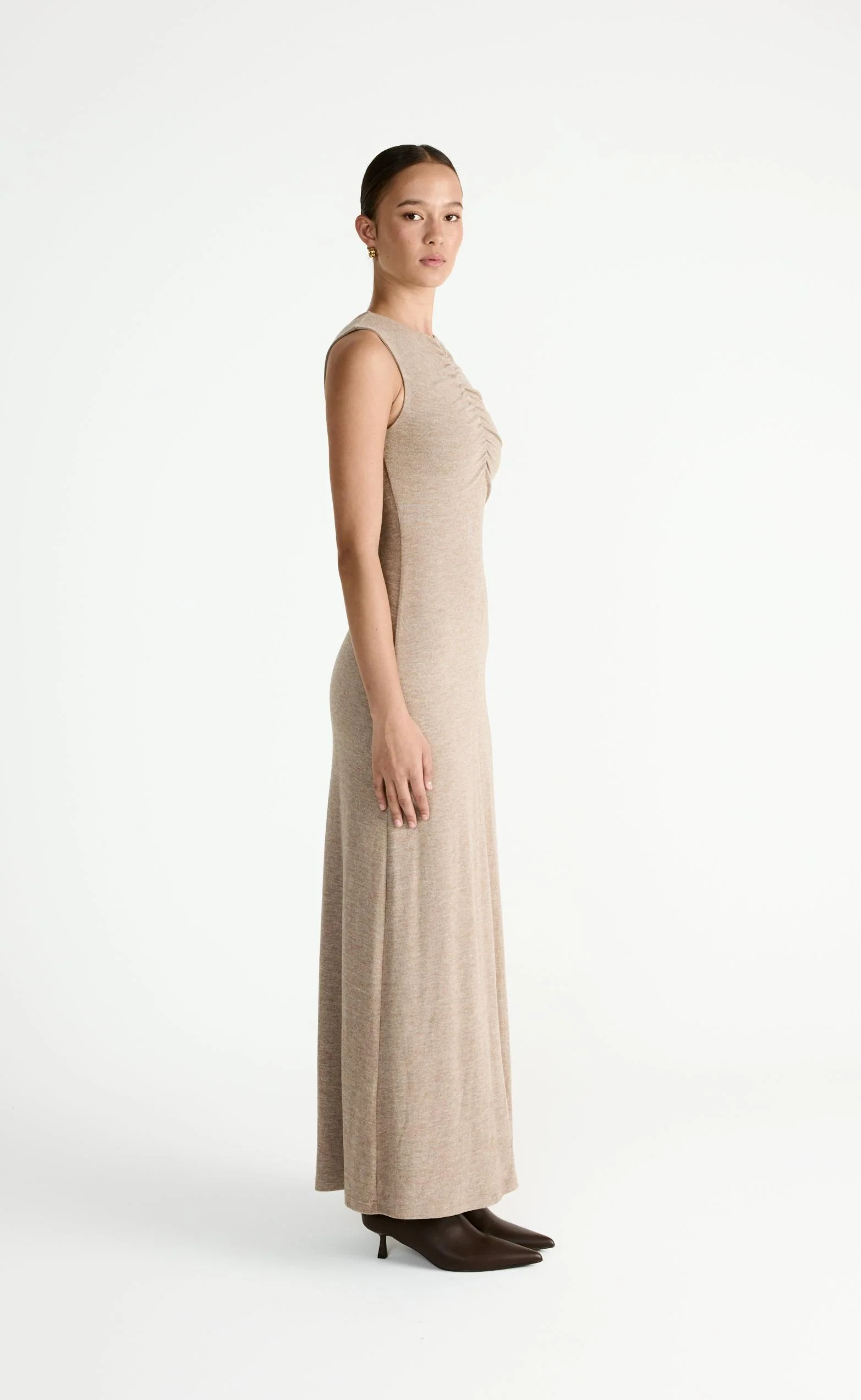 Cosmia Maxi Dress (Stone) - Image 5