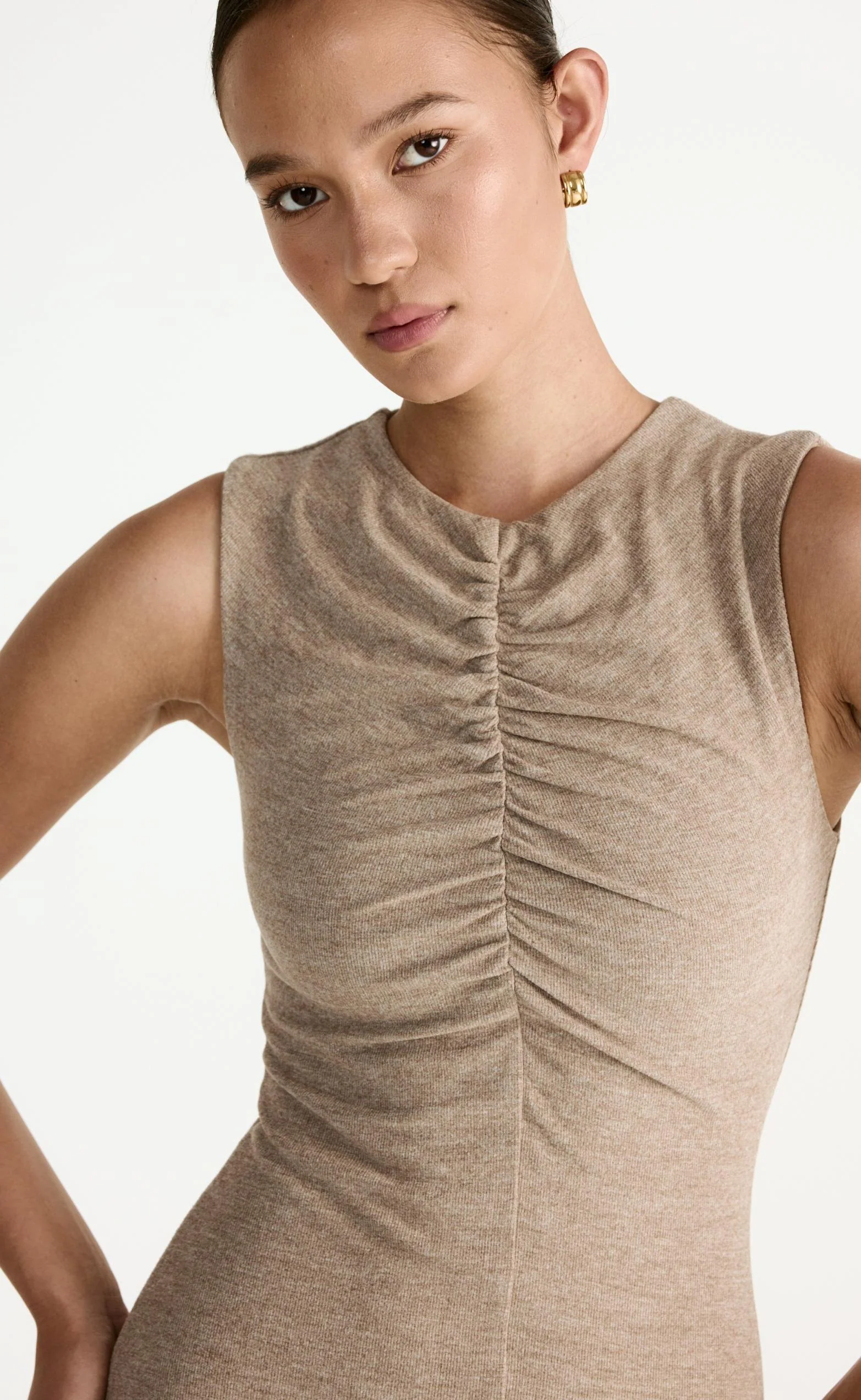 Cosmia Maxi Dress (Stone) - Image 7