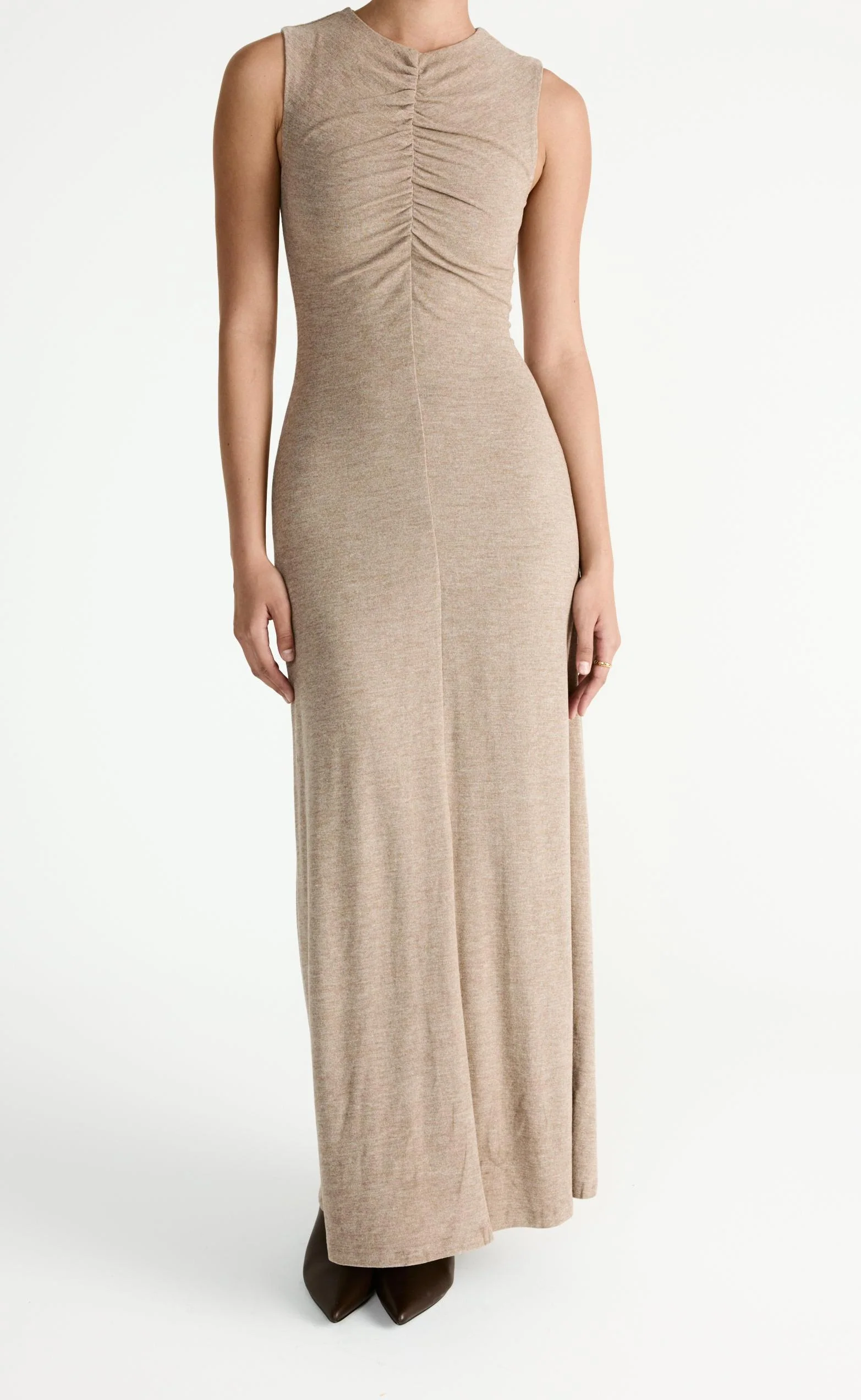Cosmia Maxi Dress (Stone) - Image 9