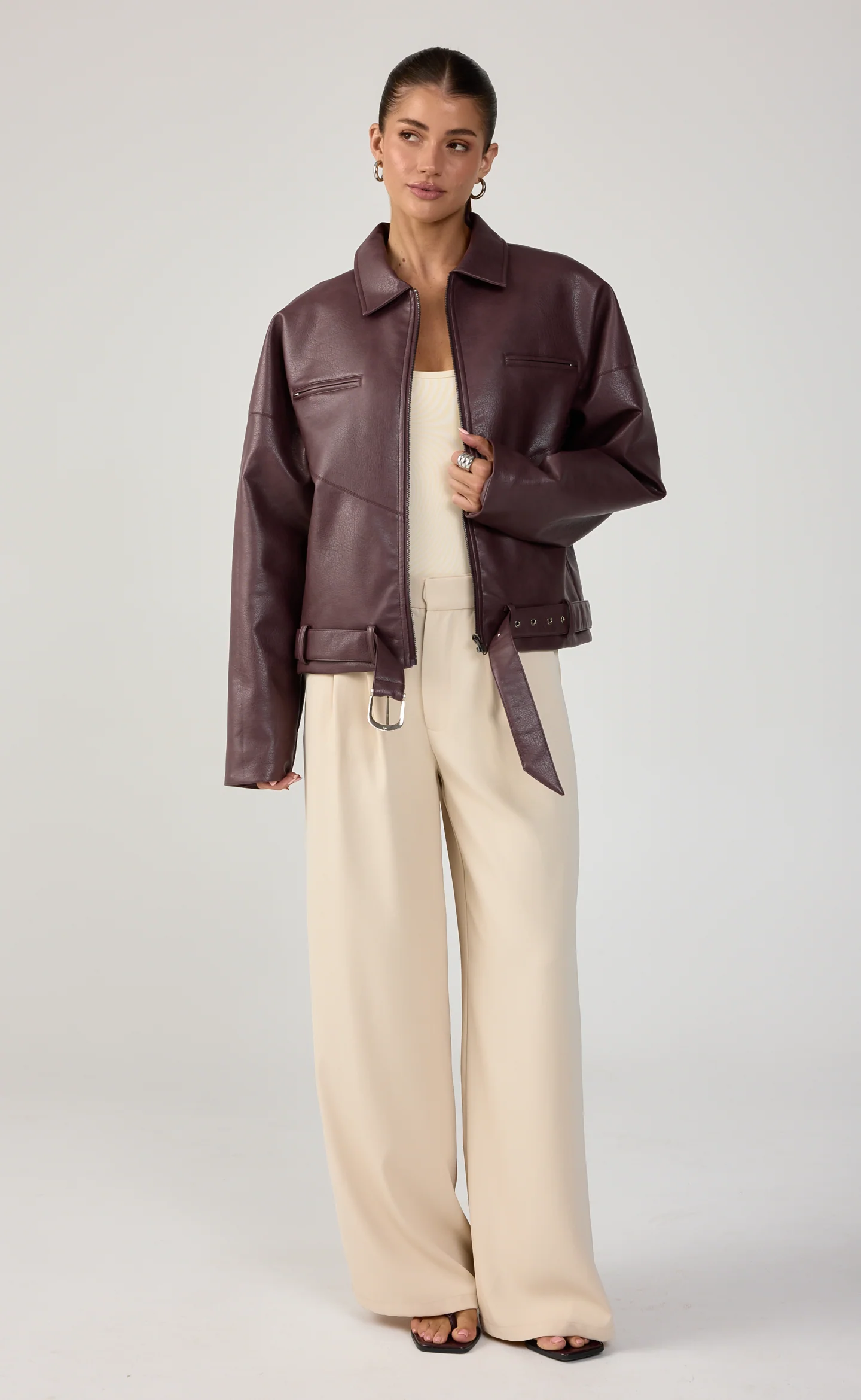 Coyote Jacket (Plum) - Image 2