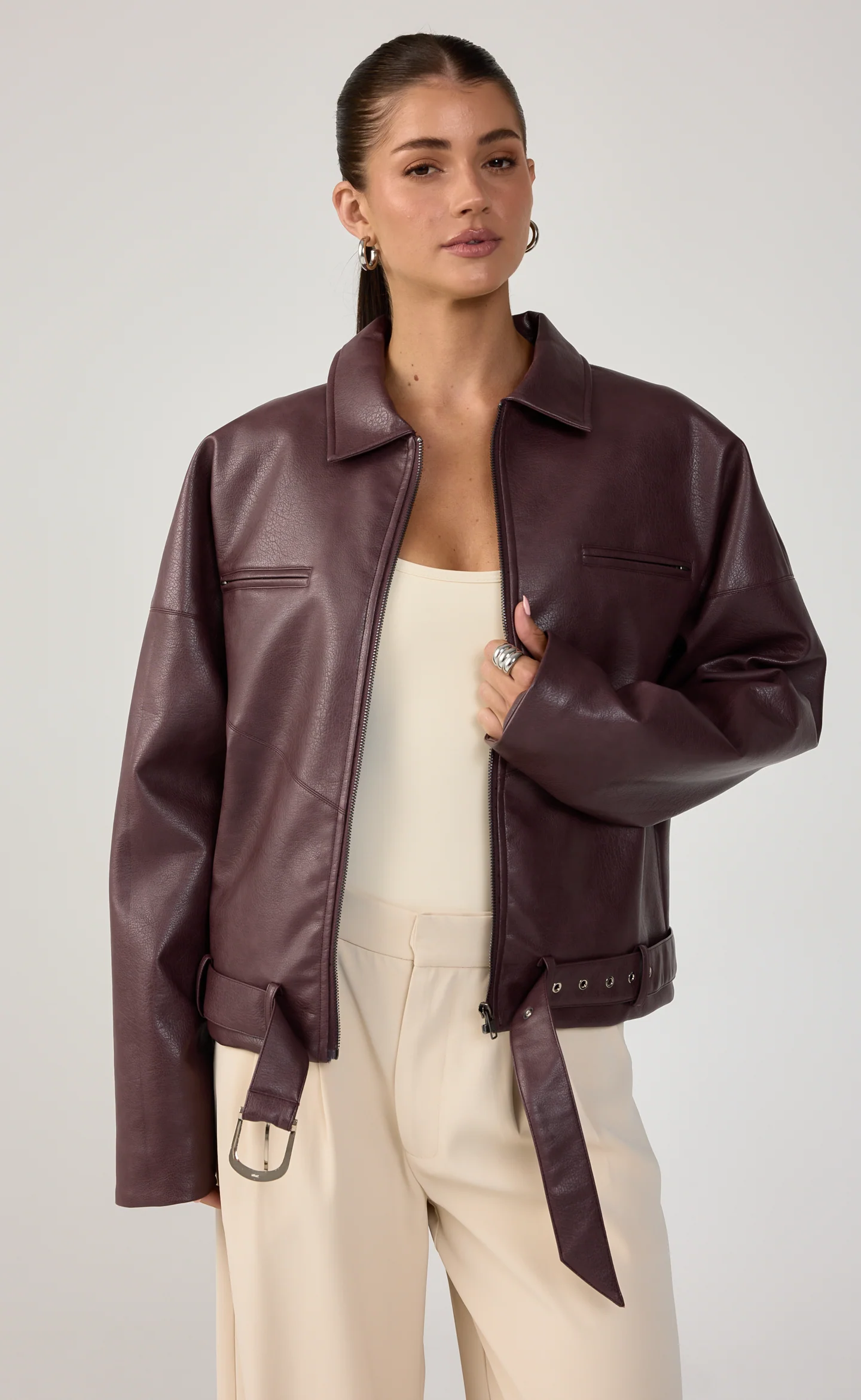 Coyote Jacket (Plum) - Image 6