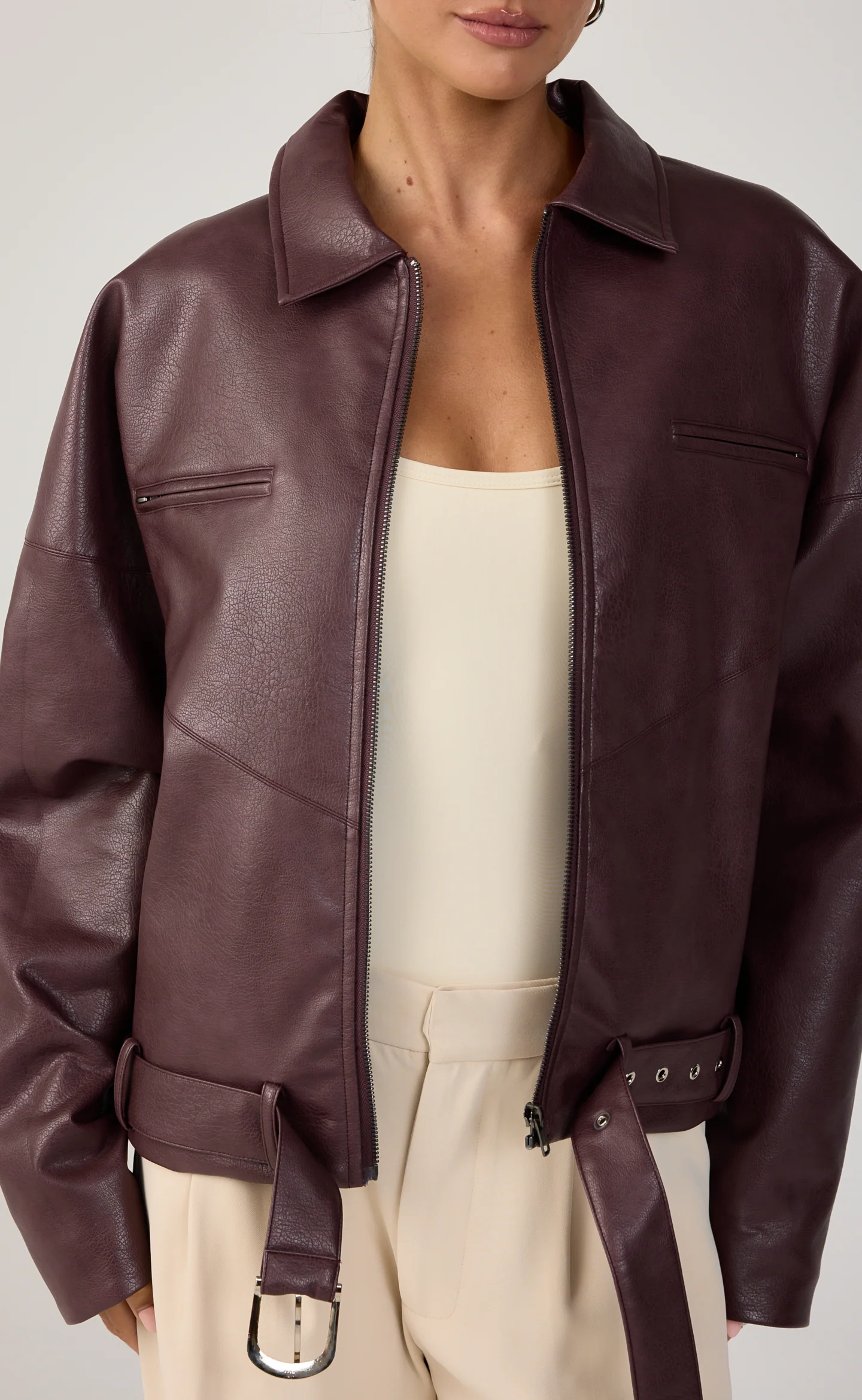 Coyote Jacket (Plum) - Image 7