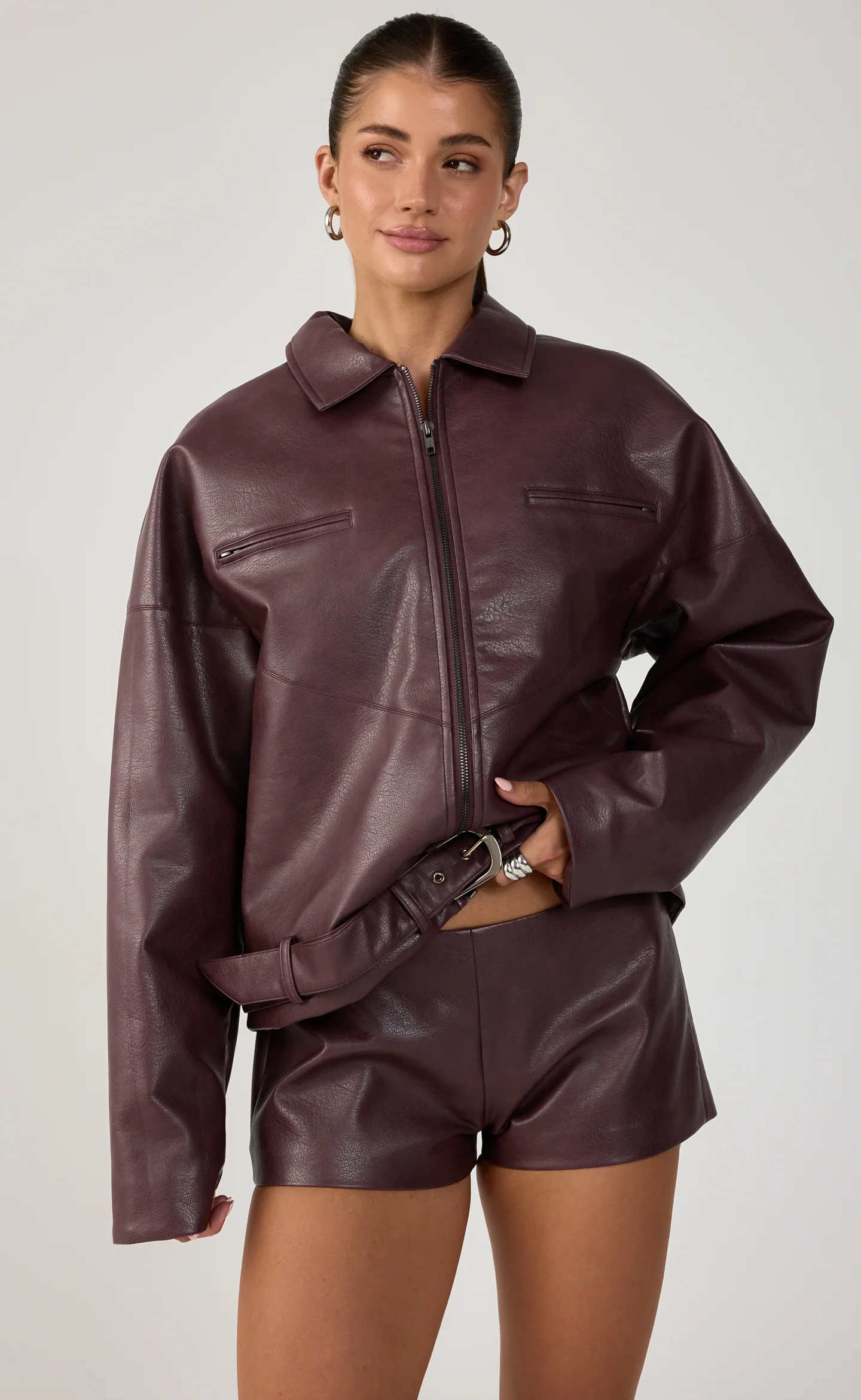 Crews Shorts (Plum) - Image 2