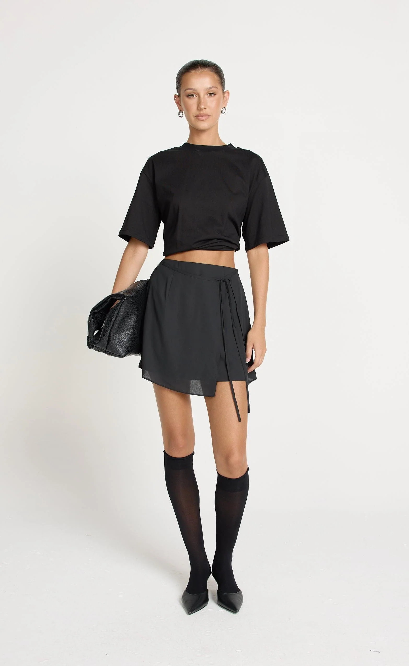 Cynthia Mini Skirt (Black) - Image 3