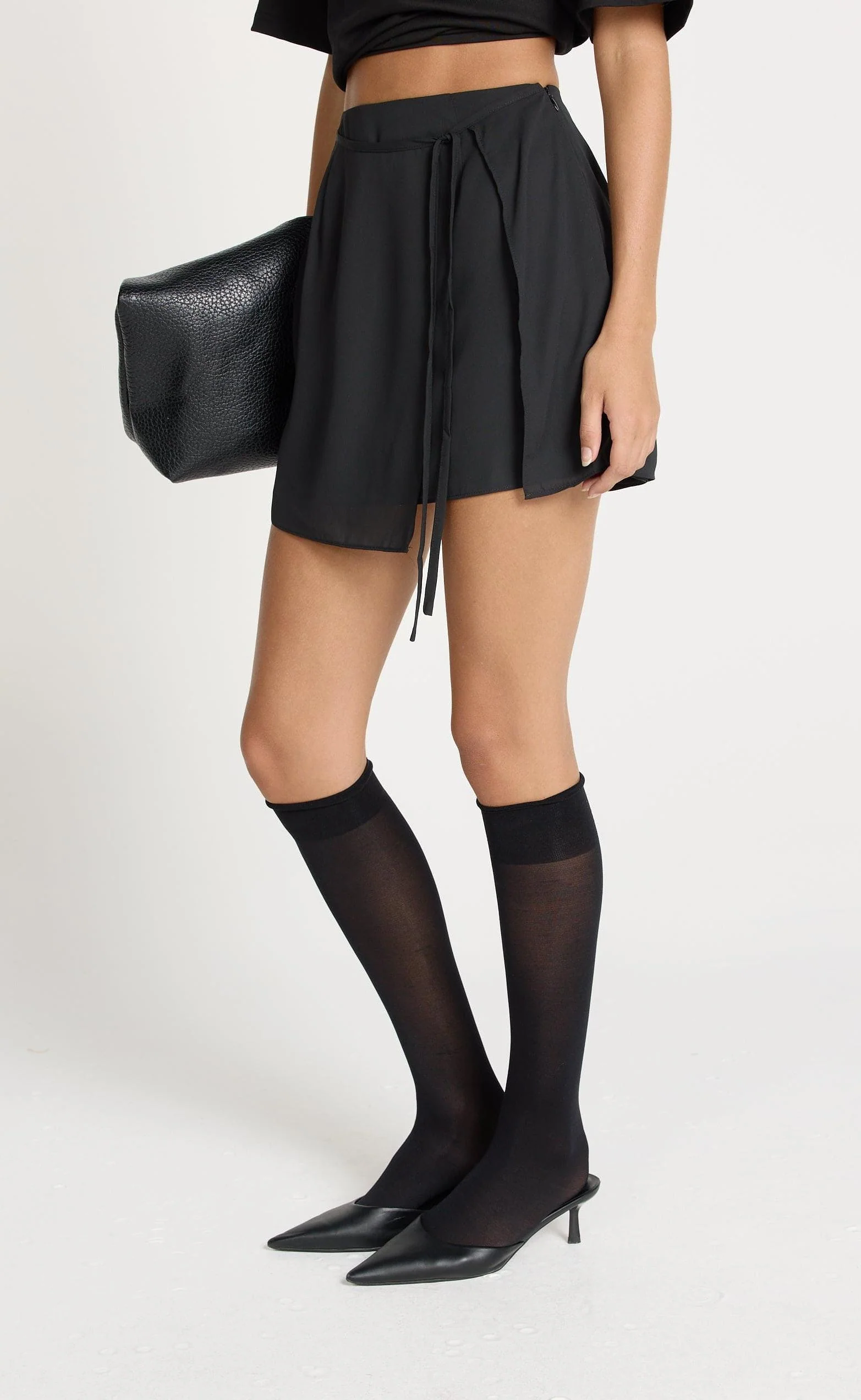 Cynthia Mini Skirt (Black) - Image 4