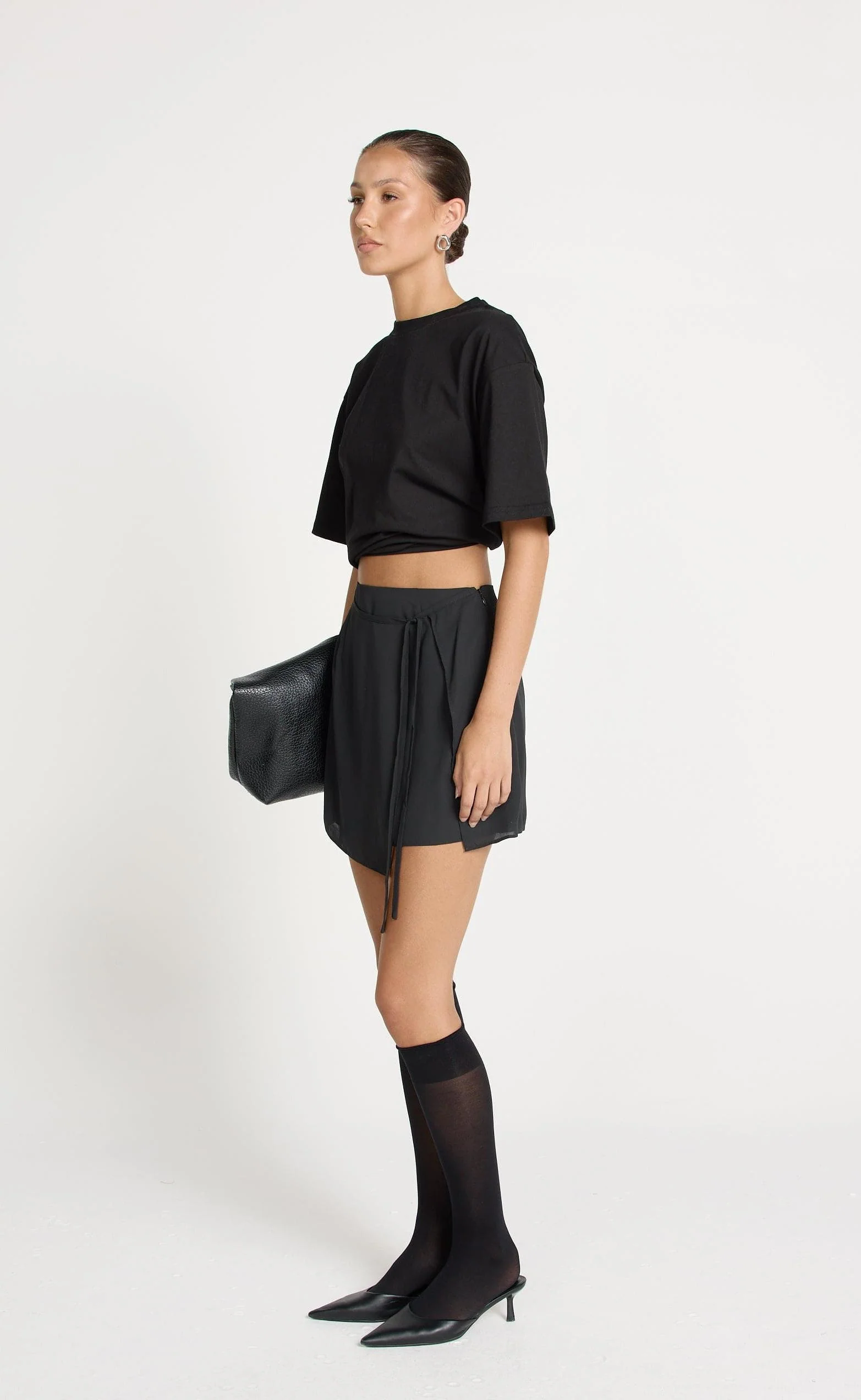 Cynthia Mini Skirt (Black) - Image 5