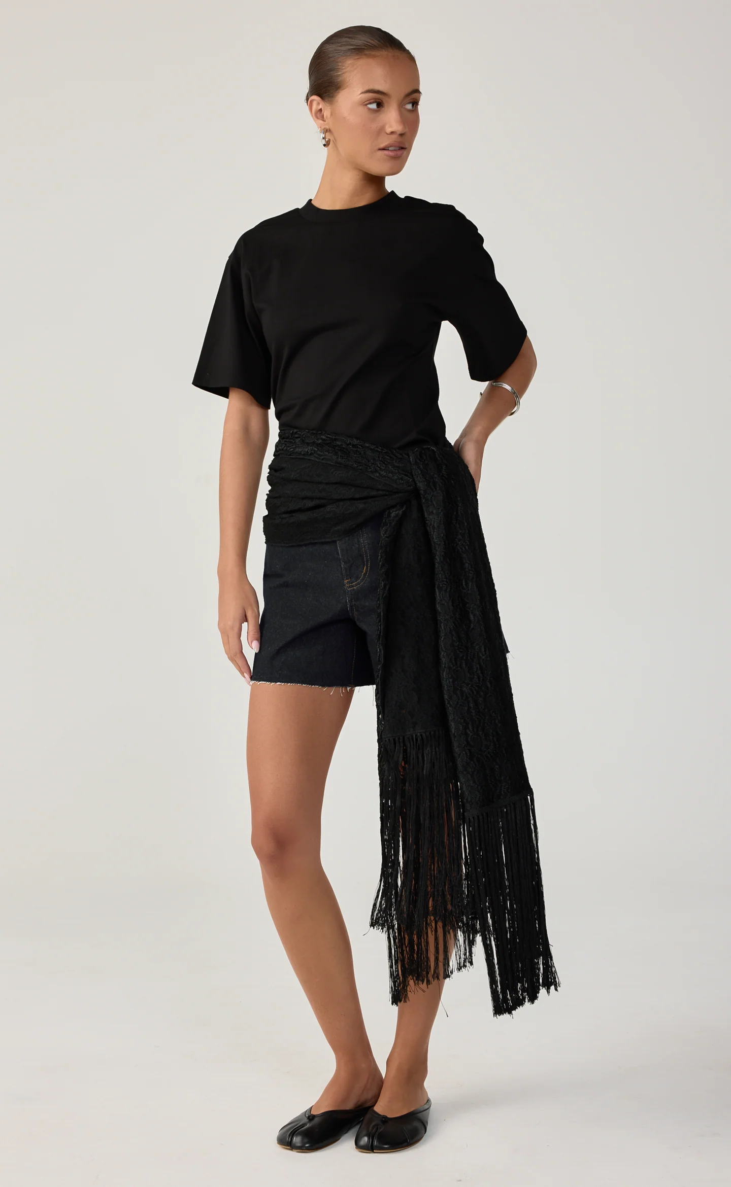 Cyra Baby Tee (Black) - Image 5