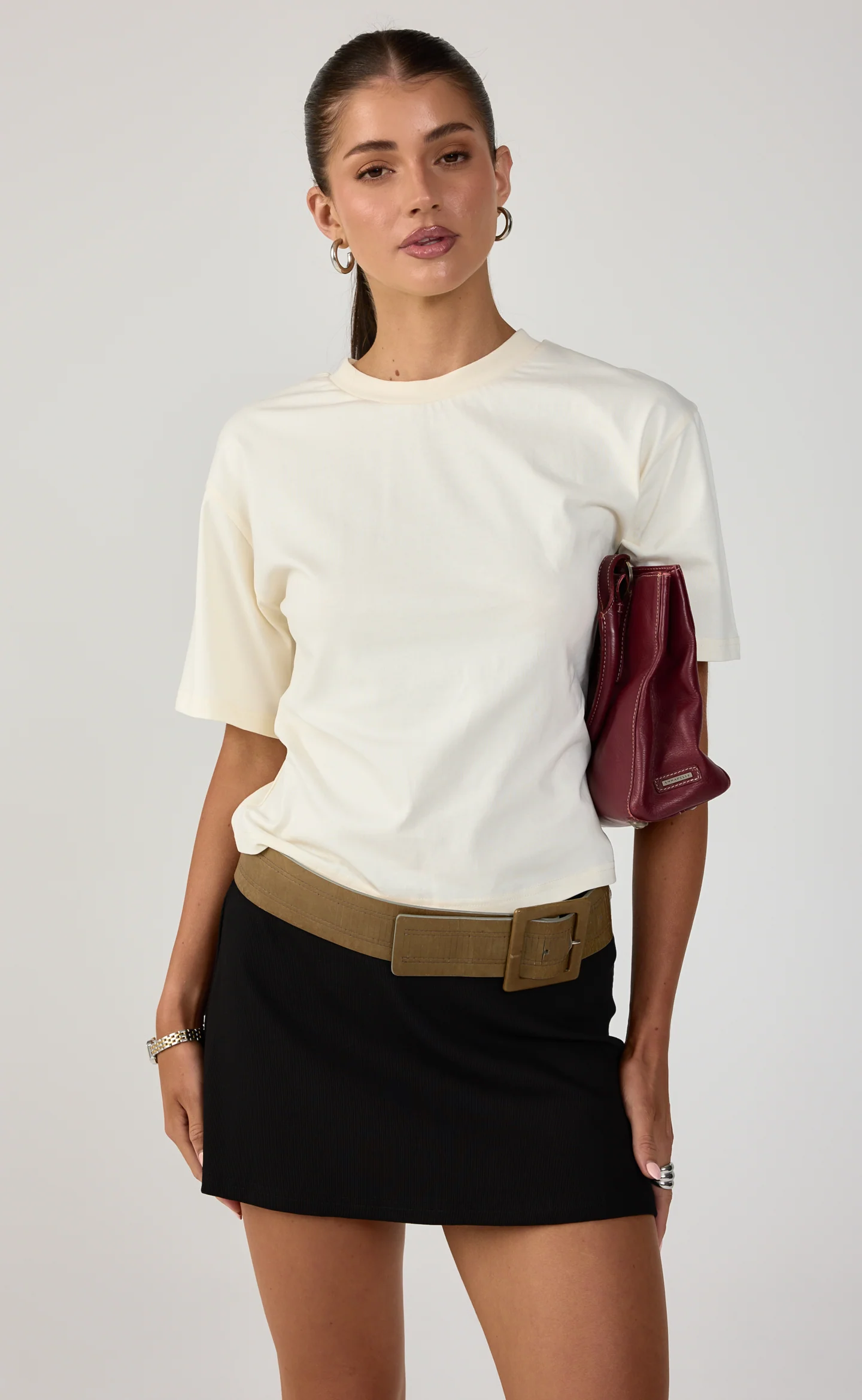 Cyra Baby Tee (Oat) - Image 2