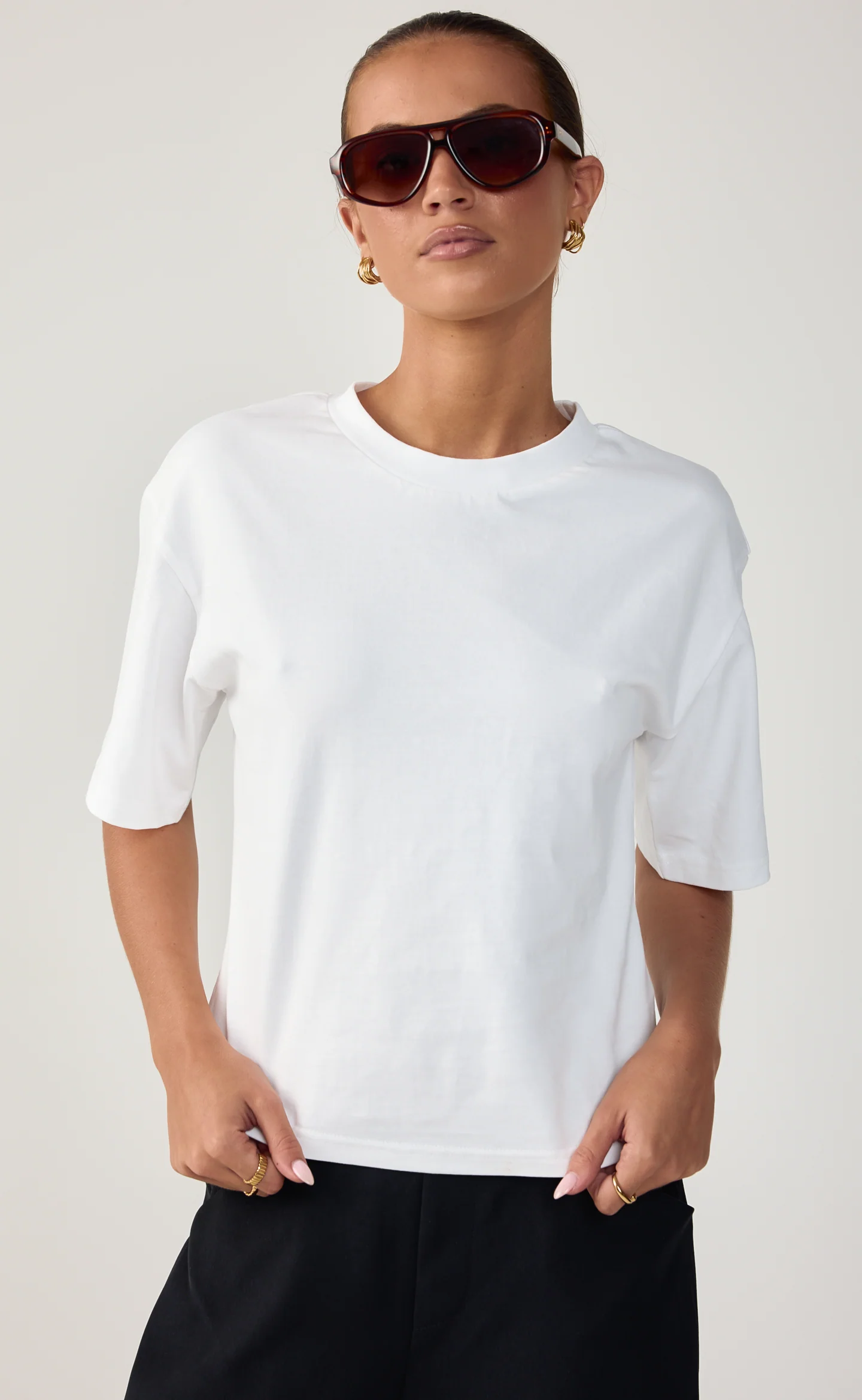 Cyra Baby Tee (White) - Image 6