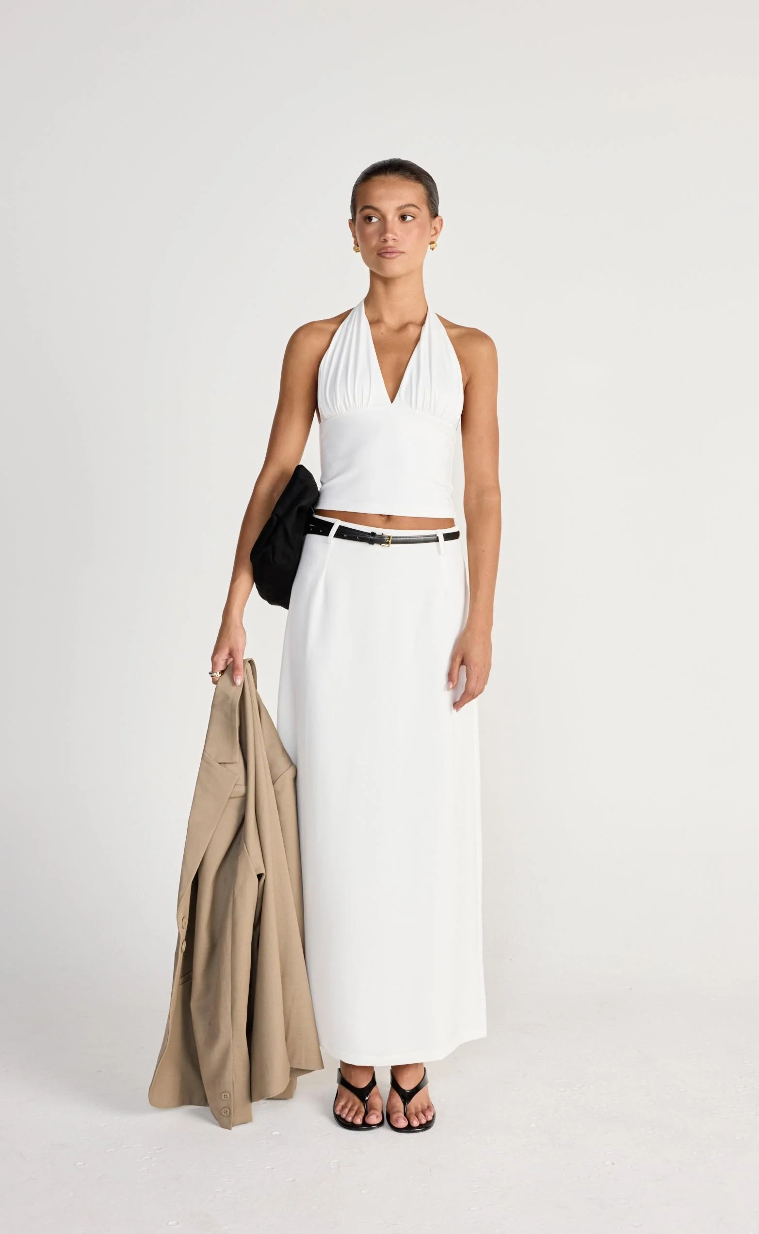 Dagny Maxi Skirt (White) - Image 4