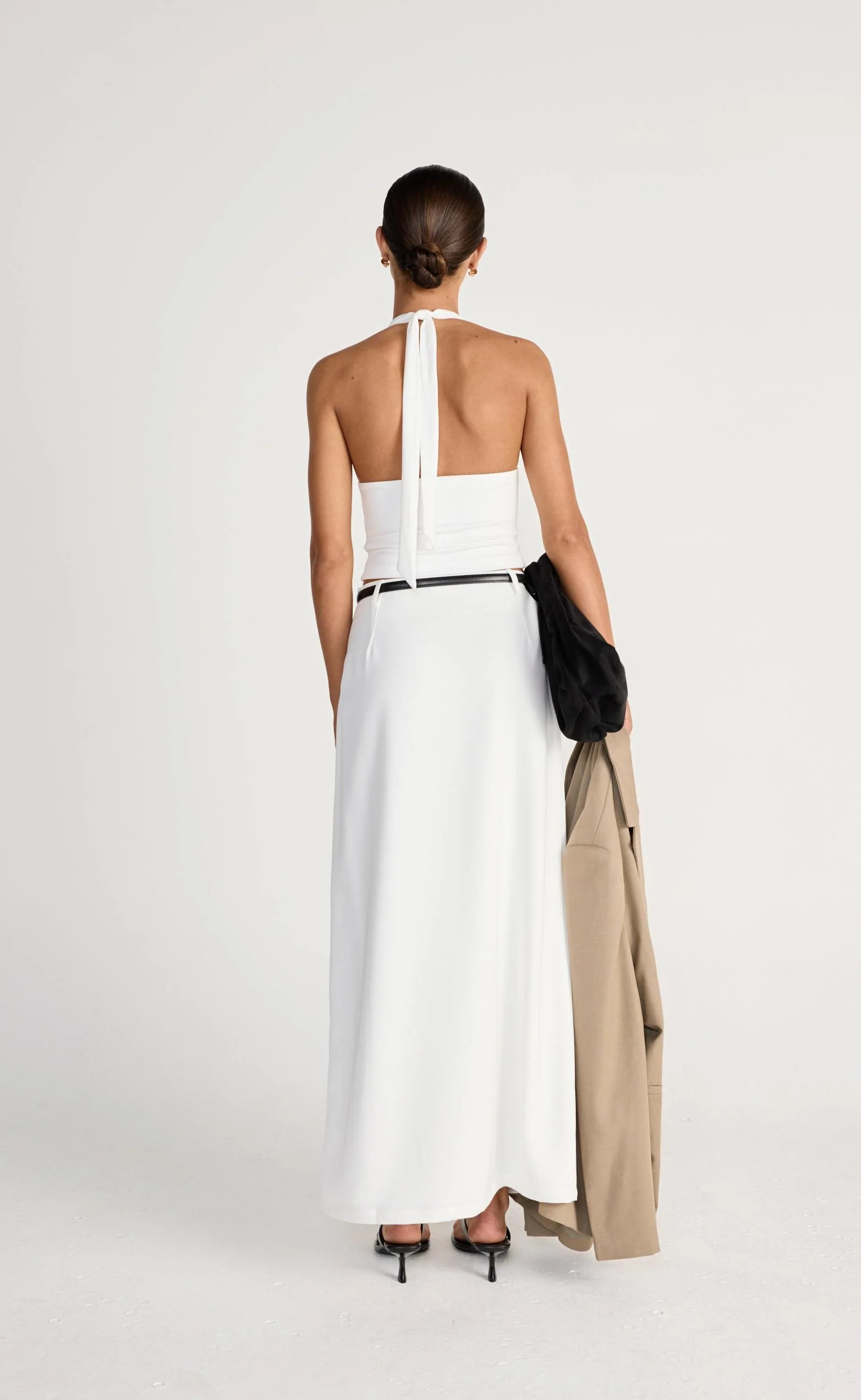 Dagny Maxi Skirt (White) - Image 5